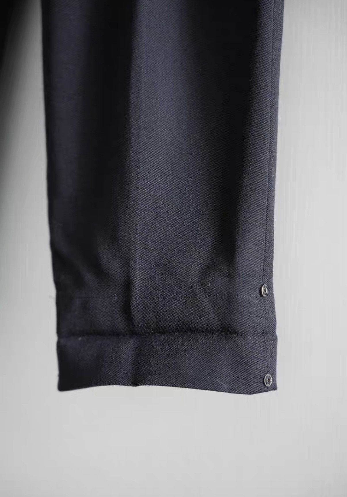 Yohji Yamamoto Yohji Yamamoto 95AW Blue & White Woven Trousers K4 Size US 34 / EU 50 - 6 Thumbnail