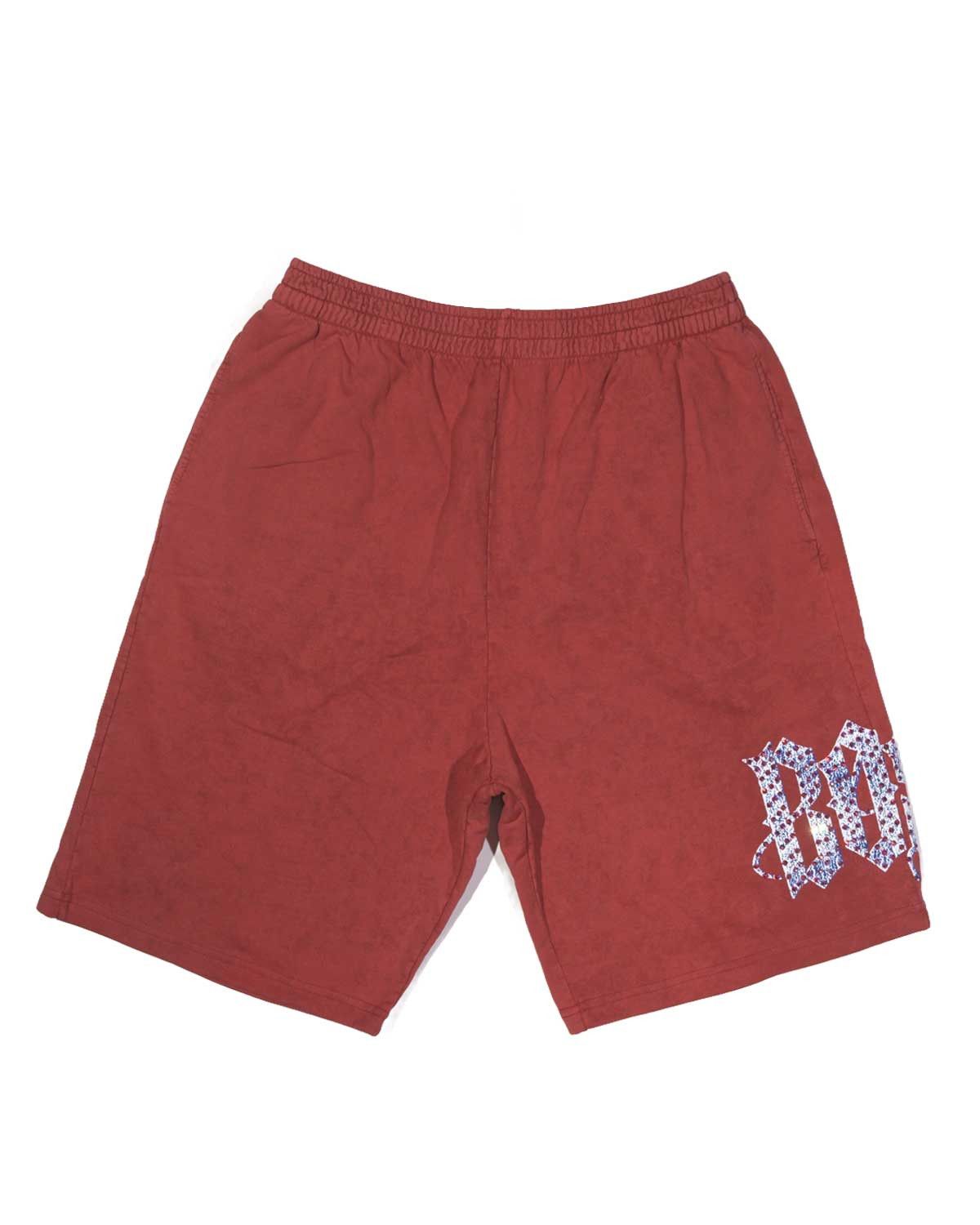 Hugo Boss Bossi Vintage Rhinestone Shorts Red/White/Red Size US 38 / EU 54 - 1 Thumbnail