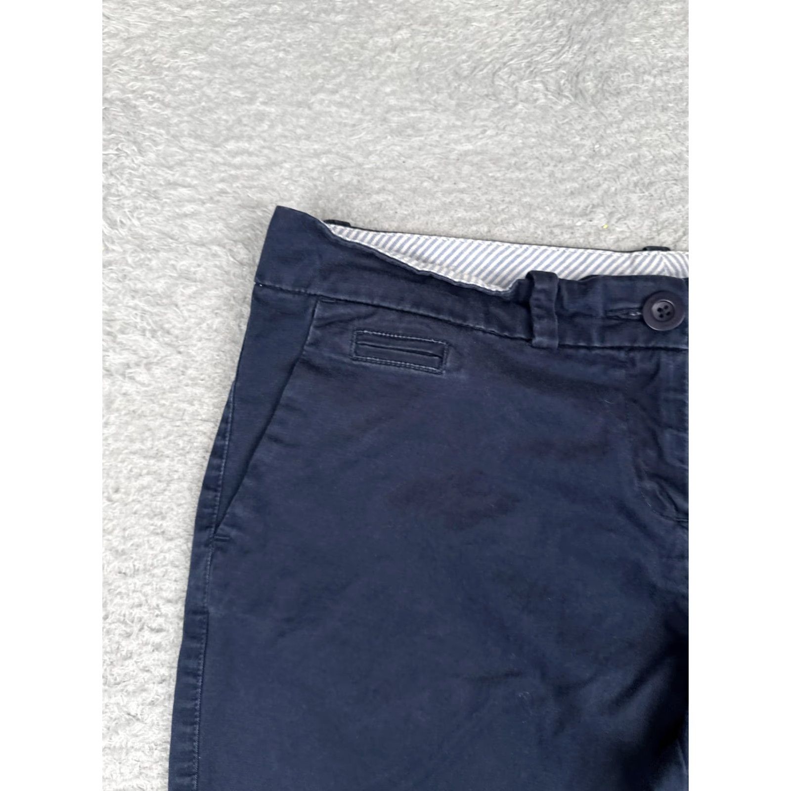Tommy Hilfiger Tommy Hilfiger Shorts Womens 10 Blue Chino Twill Flat Front Casual Summer 32x10 Size 32" / US 10 / IT 46 - 4 Thumbnail
