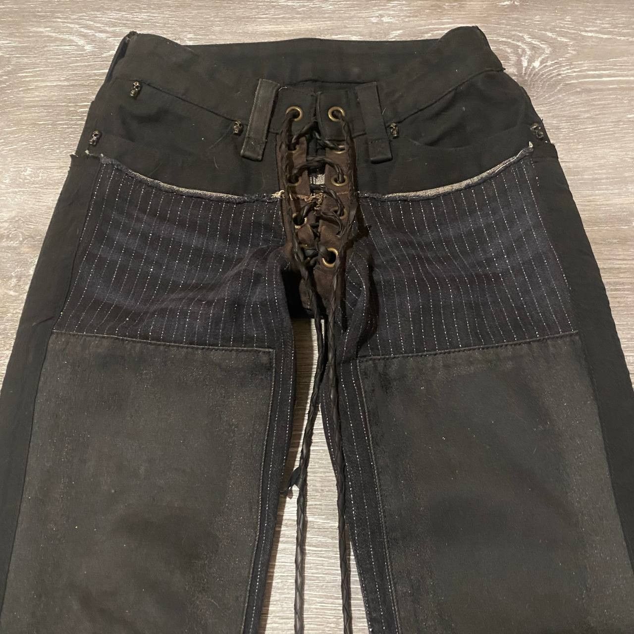 IfSixWasNine Tuxedo Sera Lace-Up Pants