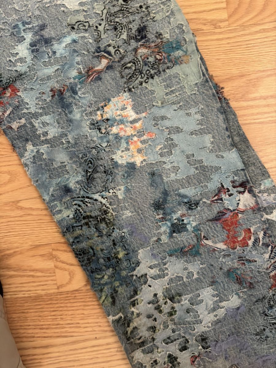 Ends Repair Ends Repair Boro Denim Size US 33 - 17 Thumbnail
