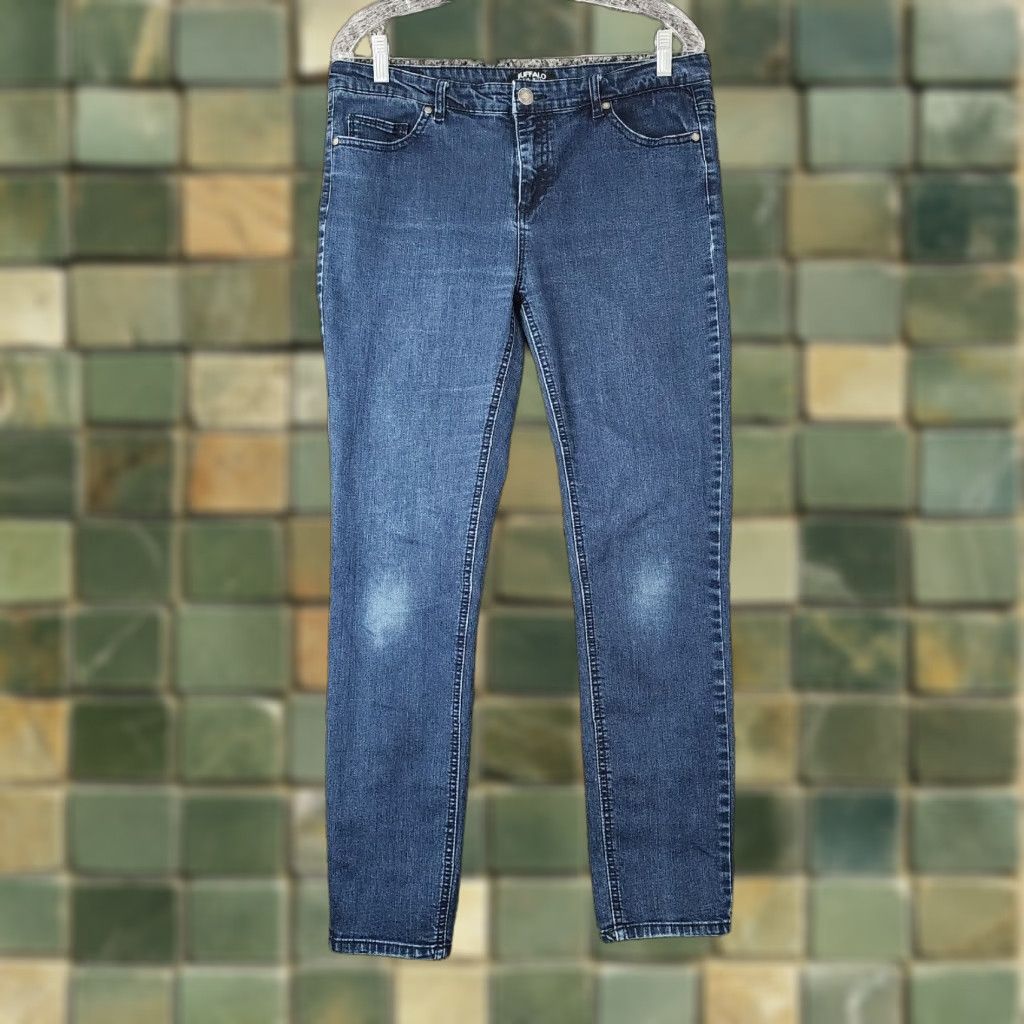 Buffalo David Bitton BUFFALO JEANS Skinny Blue Jeans Size 12 Regular Womens Size 34" / US 12 / IT 48 - 1 Thumbnail