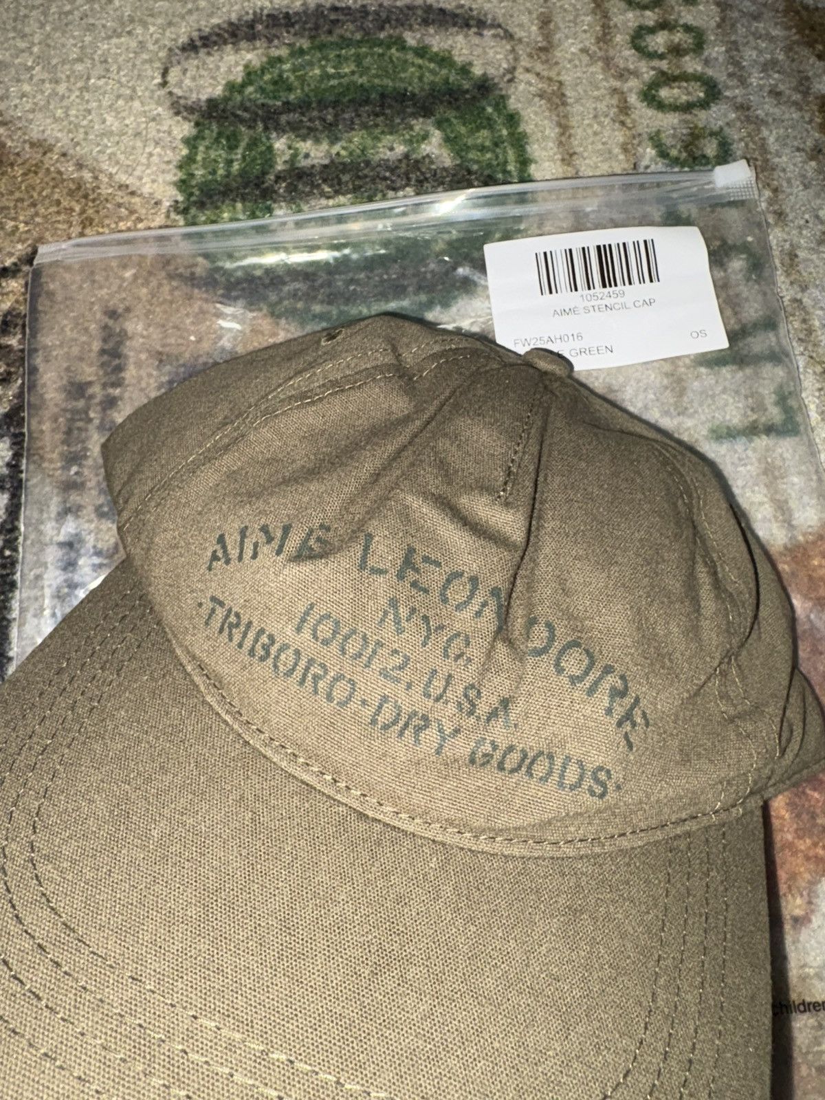 Aime Leon Dore Aime Leon Dore Triborough Dry Goods Hat Jungle Green Size ONE SIZE - 2 Thumbnail