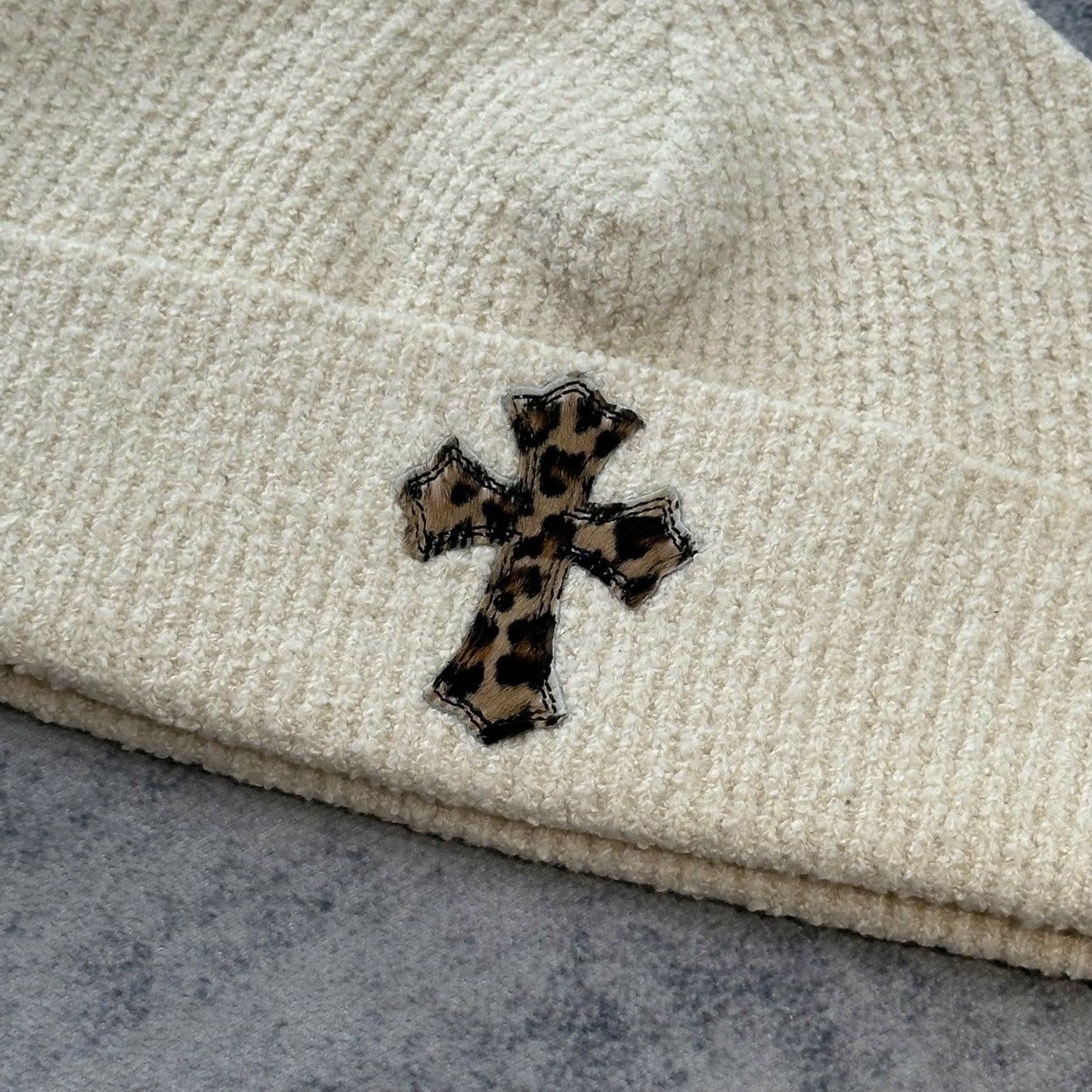 Chrome Hearts Chrome hearts beanie badda bing caramel Size ONE SIZE - 2 Thumbnail