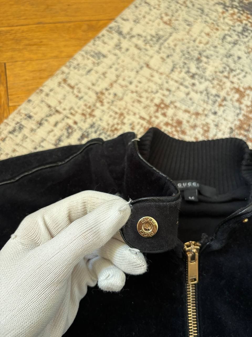 Gucci Gucci x Tom Ford Vintage women zip velour sweater 00's Size M / US 6-8 / IT 42-44 - 10 Thumbnail