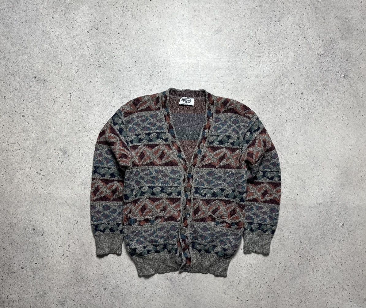Missoni Missoni Sport Wool Cardigan Size US L / EU 52-54 / 3 - 1 Thumbnail