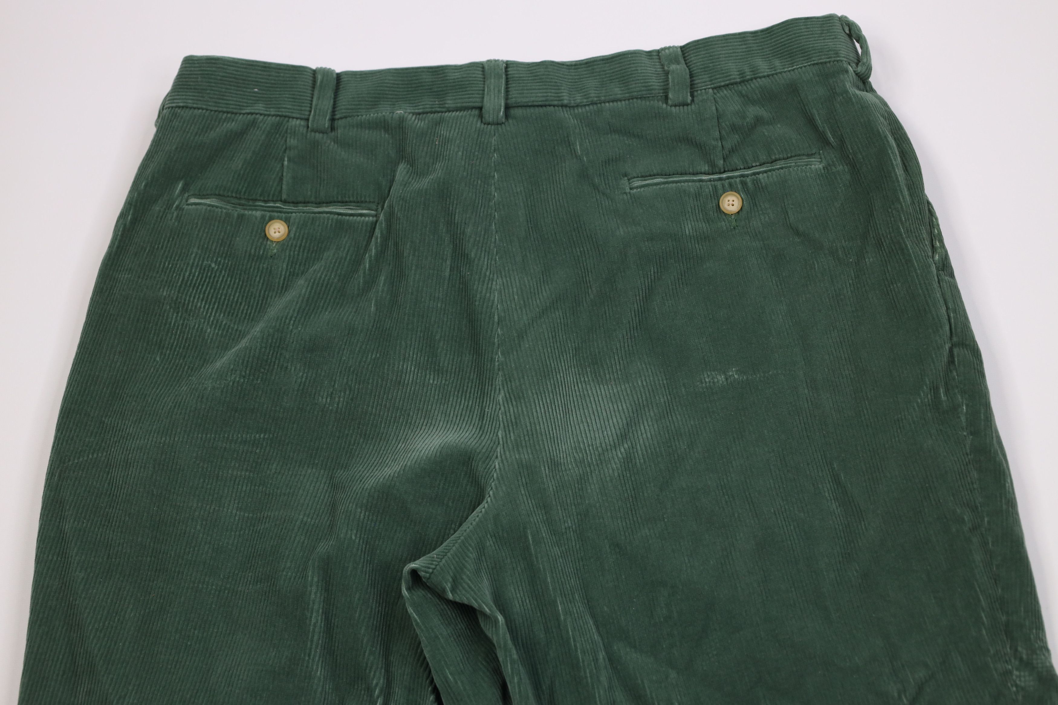 Lands' End Vintage 90s Y2K Lands End Wide Leg Corduroy Chino Pants Size US 38 / EU 54 - 10 Thumbnail