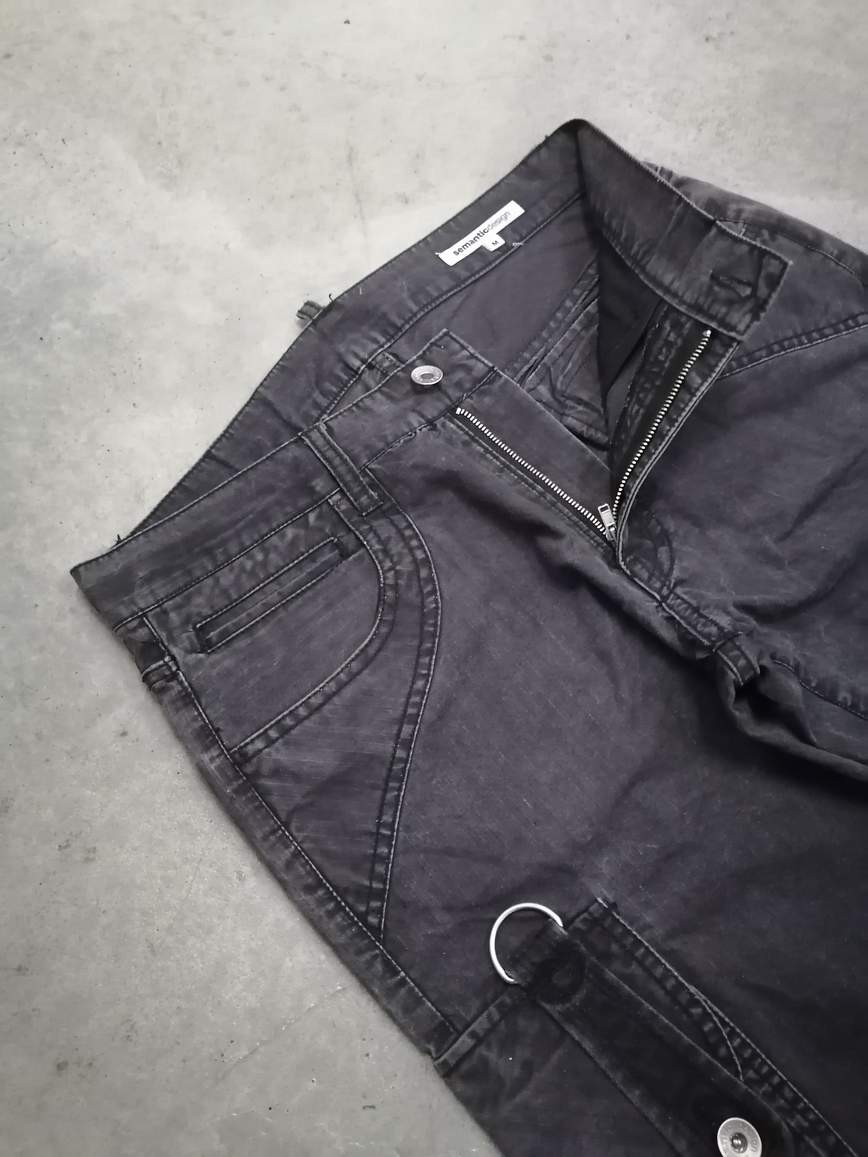 14th Addiction × If Six Was Nine × semanticdesign Flare Semantic Design Cargo Pants Size US 30 / EU 46 - 5 Thumbnail