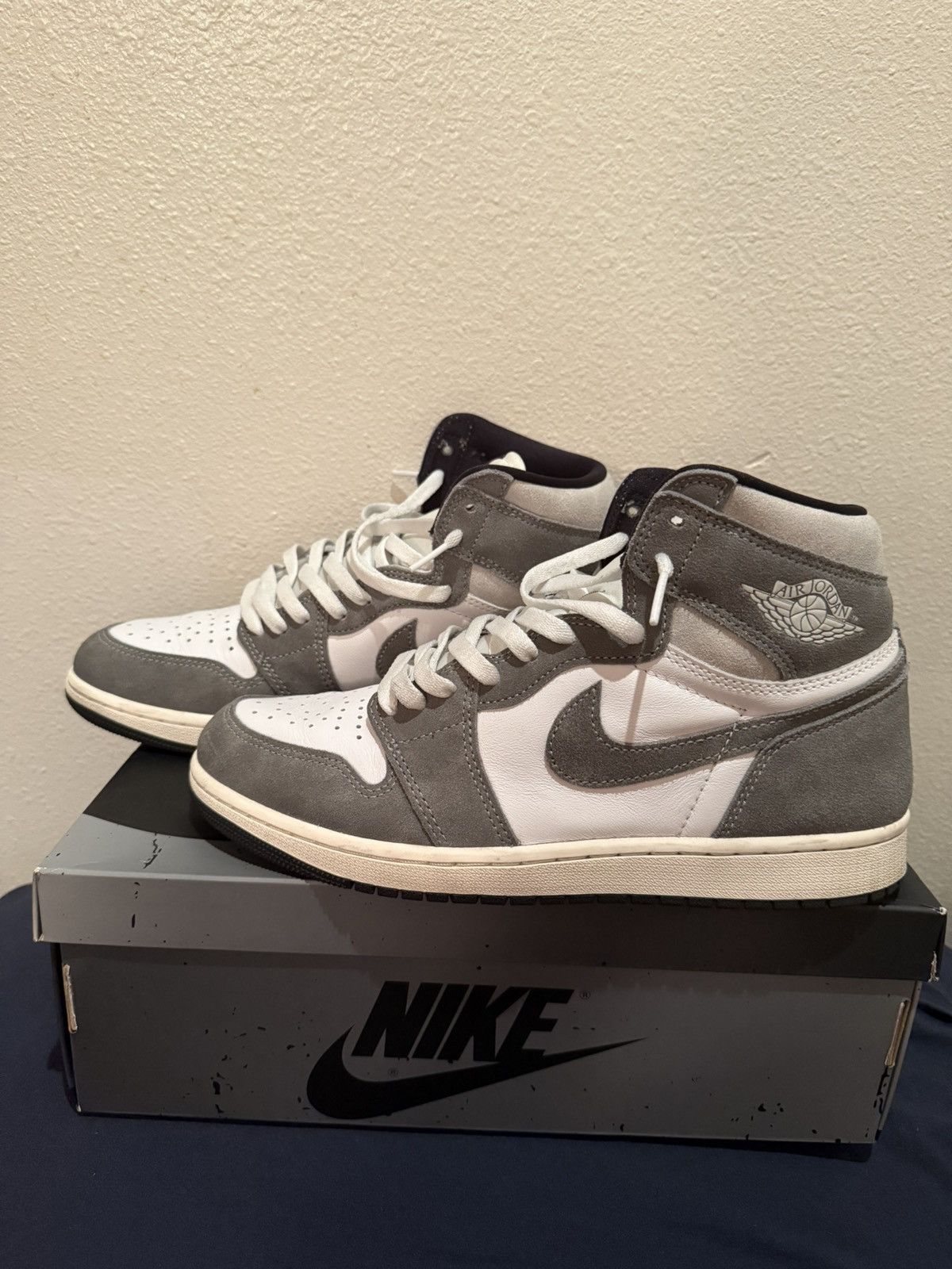 Jordan Brand Nike Air Jordan 1’s Black Washed Size US 10 / EU 43 - 5 Thumbnail