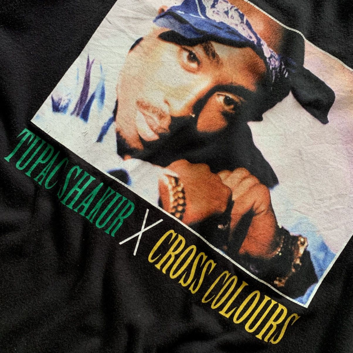 Cross Colours Vintage Tupac Shakur 2Pac x Cross Colours T-Shirt Size US M / EU 48-50 / 2 - 4 Thumbnail