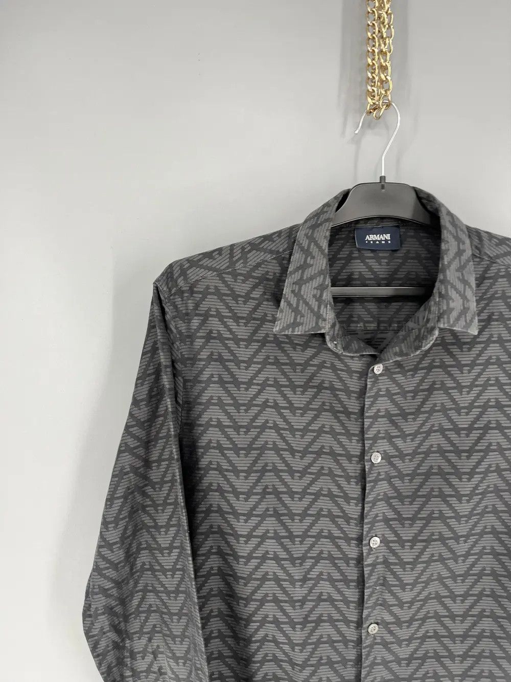 Giorgio Armani Vintage Shirt Armani Collezioni JEANS Size XL Rare Size US L / EU 52-54 / 3 - 4 Thumbnail