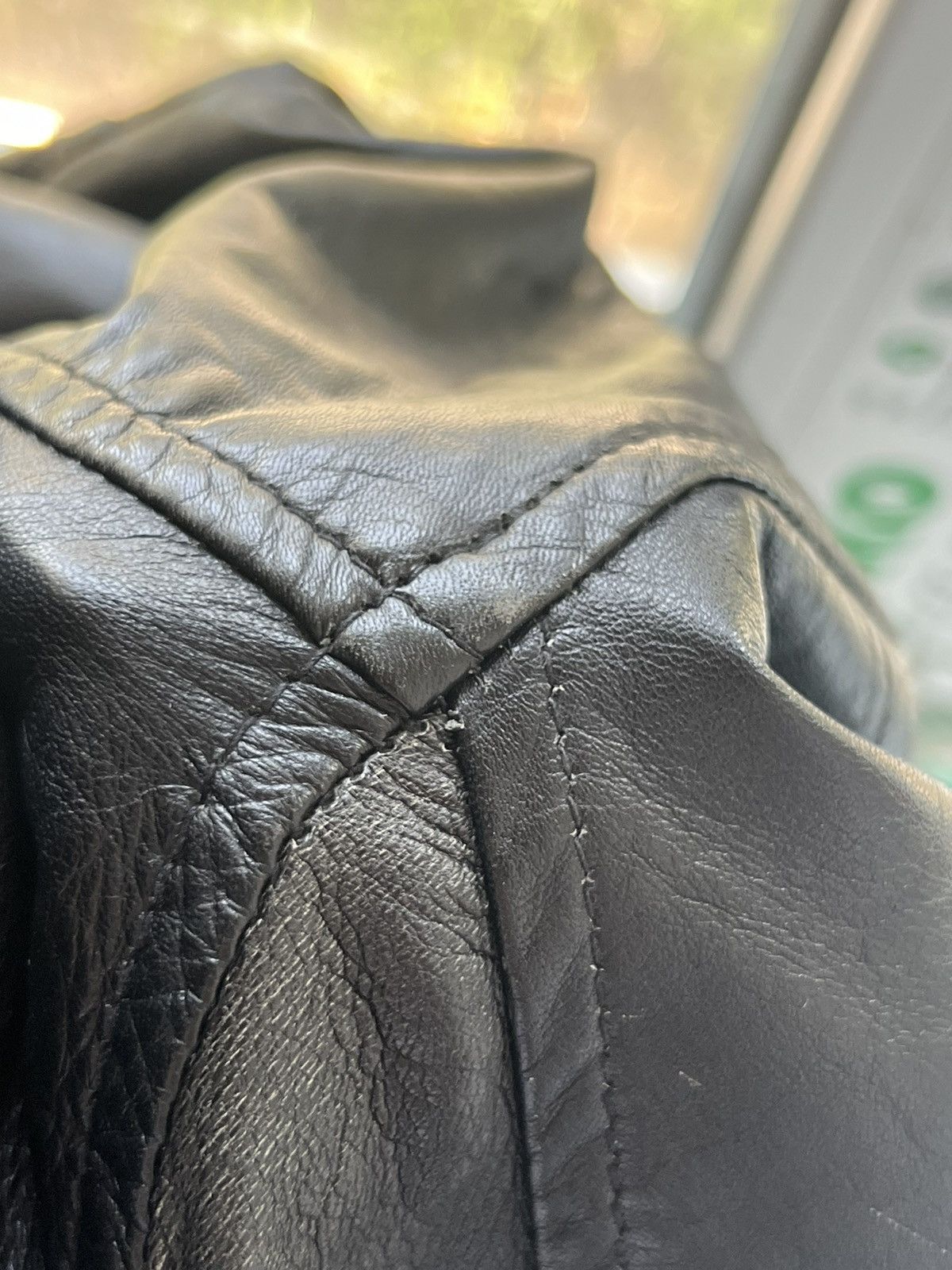 Emporio Armani Emporio Armani Leather Jacket Big Logo Size US M / EU 48-50 / 2 - 15 Thumbnail