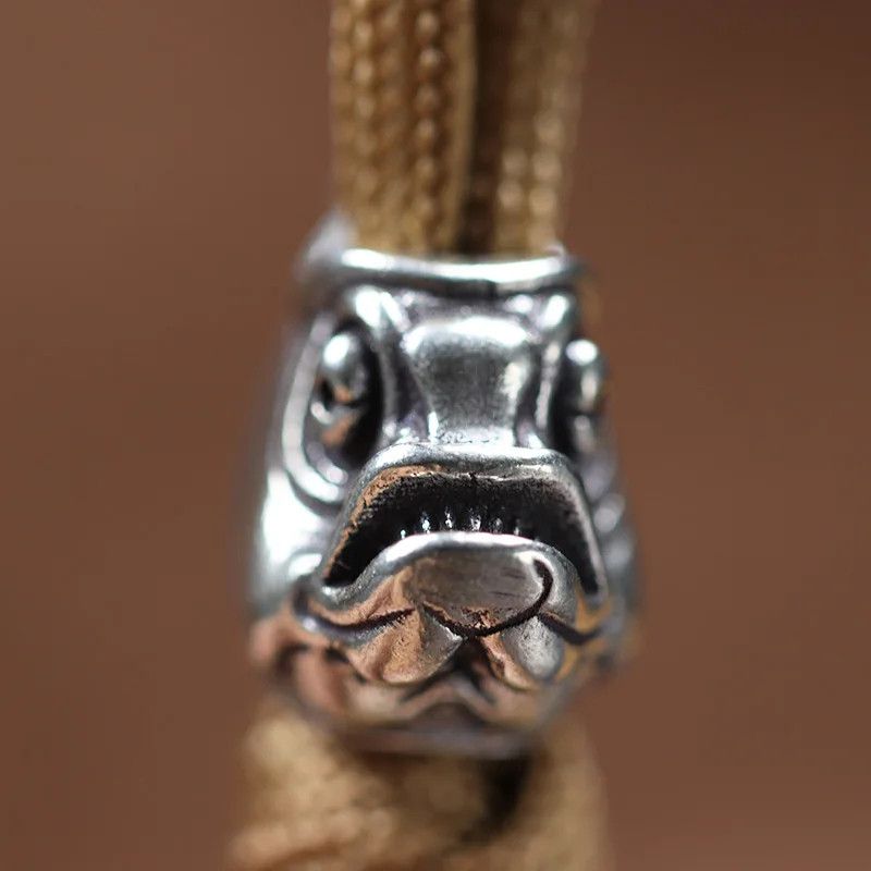 Handmade 3Pcs Piranha Fish Knife Beads Paracord Bead Zipper Umbrella Size ONE SIZE - 3 Thumbnail