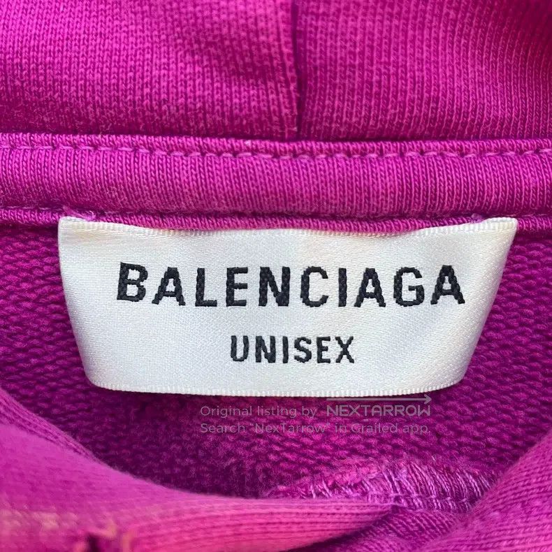 Balenciaga Balenciaga Logo Embroidered Loose Fit Hoodie Size S / US 4 / IT 40 - 6 Thumbnail