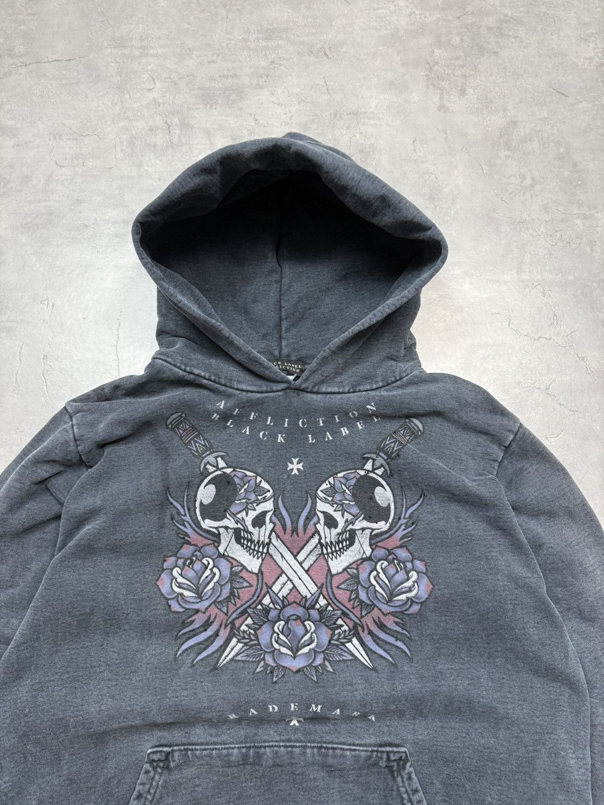 Affliction Affliction Vintage Hoodie Size US XL / EU 56 / 4 - 2 Thumbnail