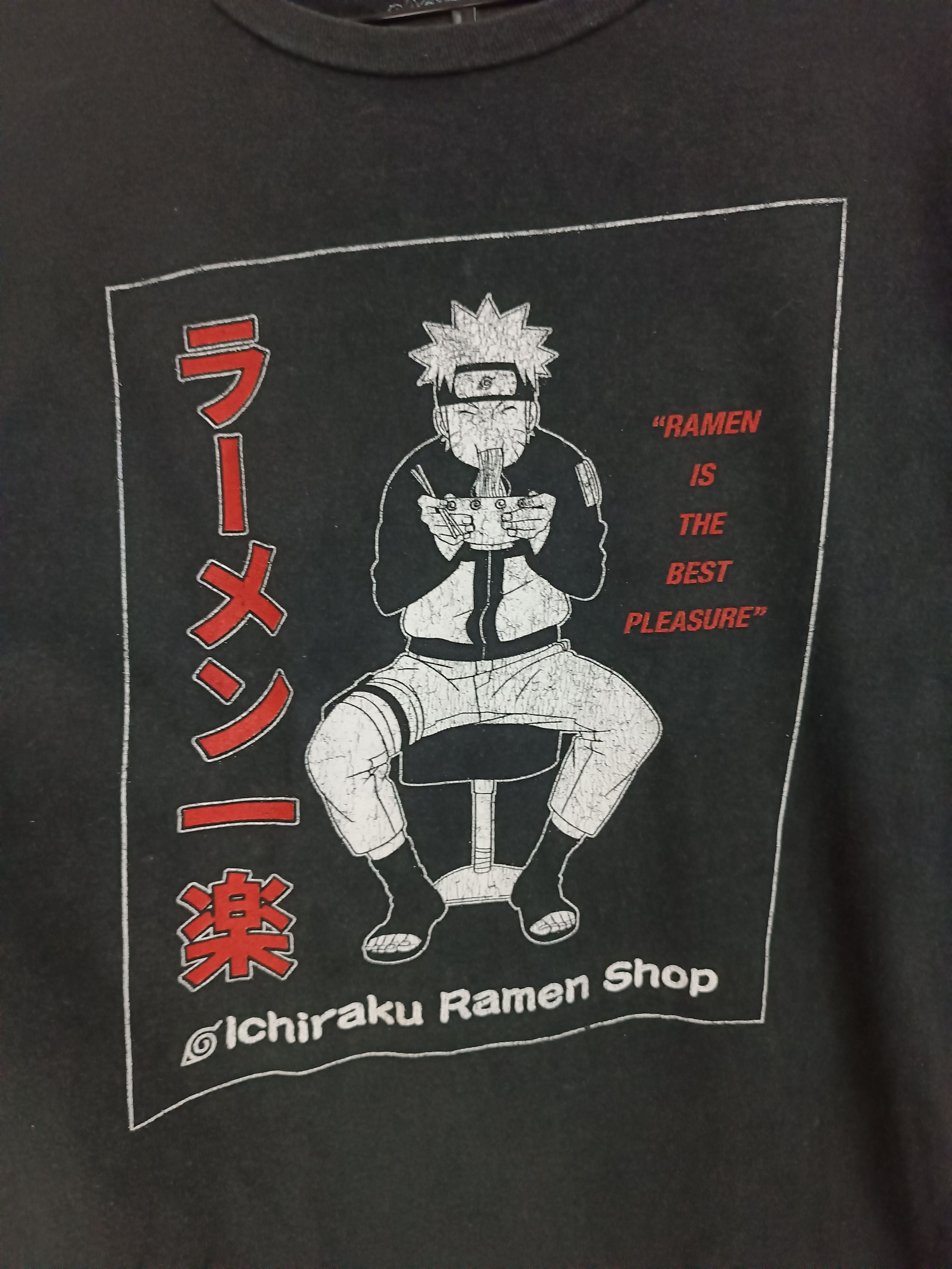 Anime VINTAGE ICHIRAKU RAMEN SHOP NARUTO TEE one piece bleach Size US S / EU 44-46 / 1 - 10 Thumbnail