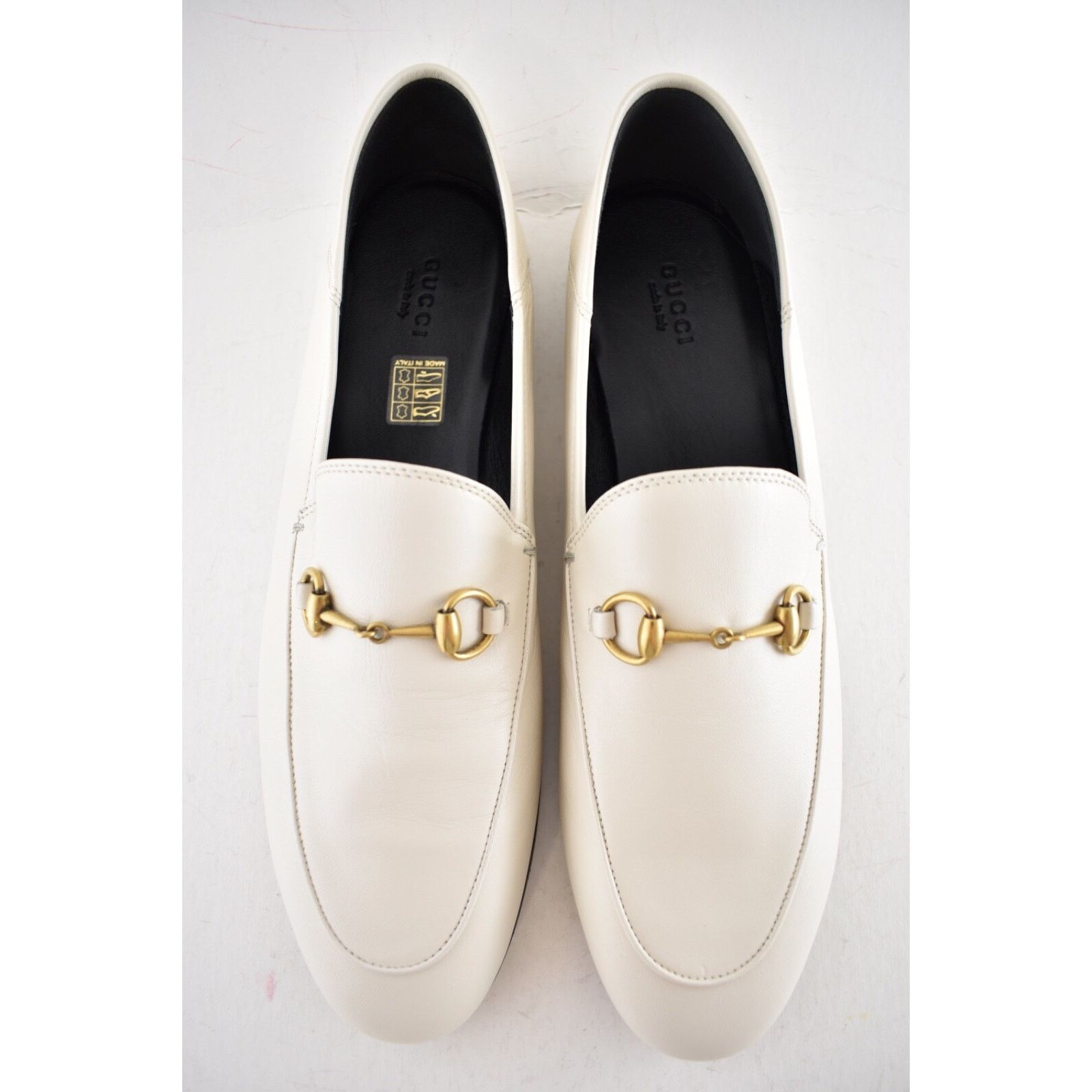 Gucci Gucci Brixton Collapsible Mystic White Leather Horsebit Size US 12 / IT 42 - 11 Thumbnail