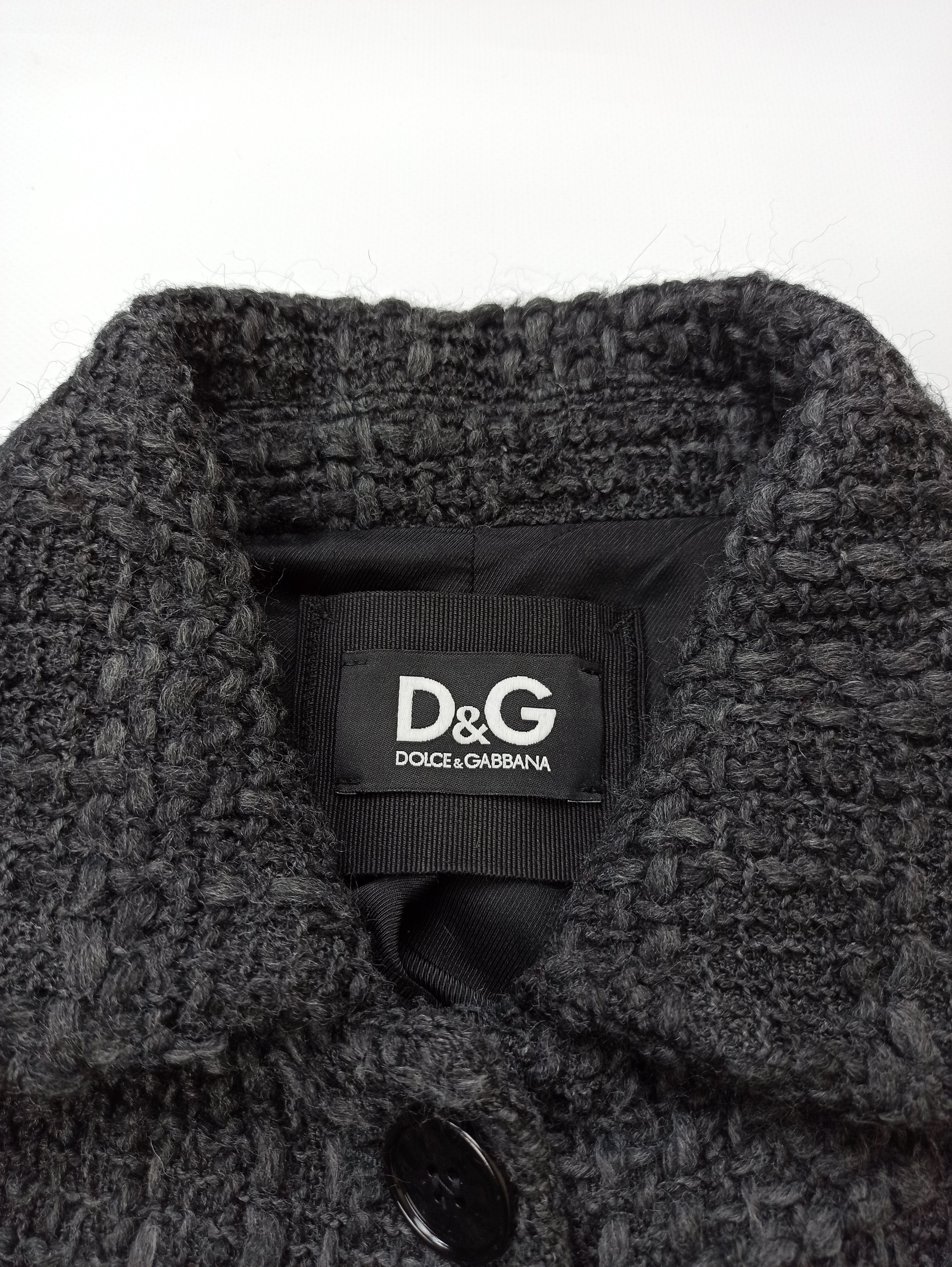 Dolce & Gabbana Dolce&Gabbana Wool Сoat Size S / US 4 / IT 40 - 4 Thumbnail