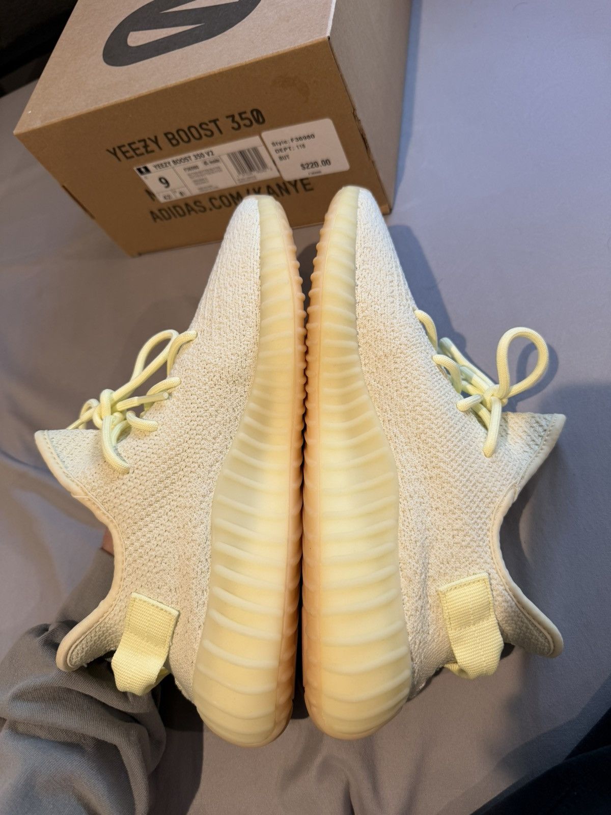 Yeezy Yeezy Boost 350 V2 “Butter” Size US 9 / EU 42 - 4 Thumbnail