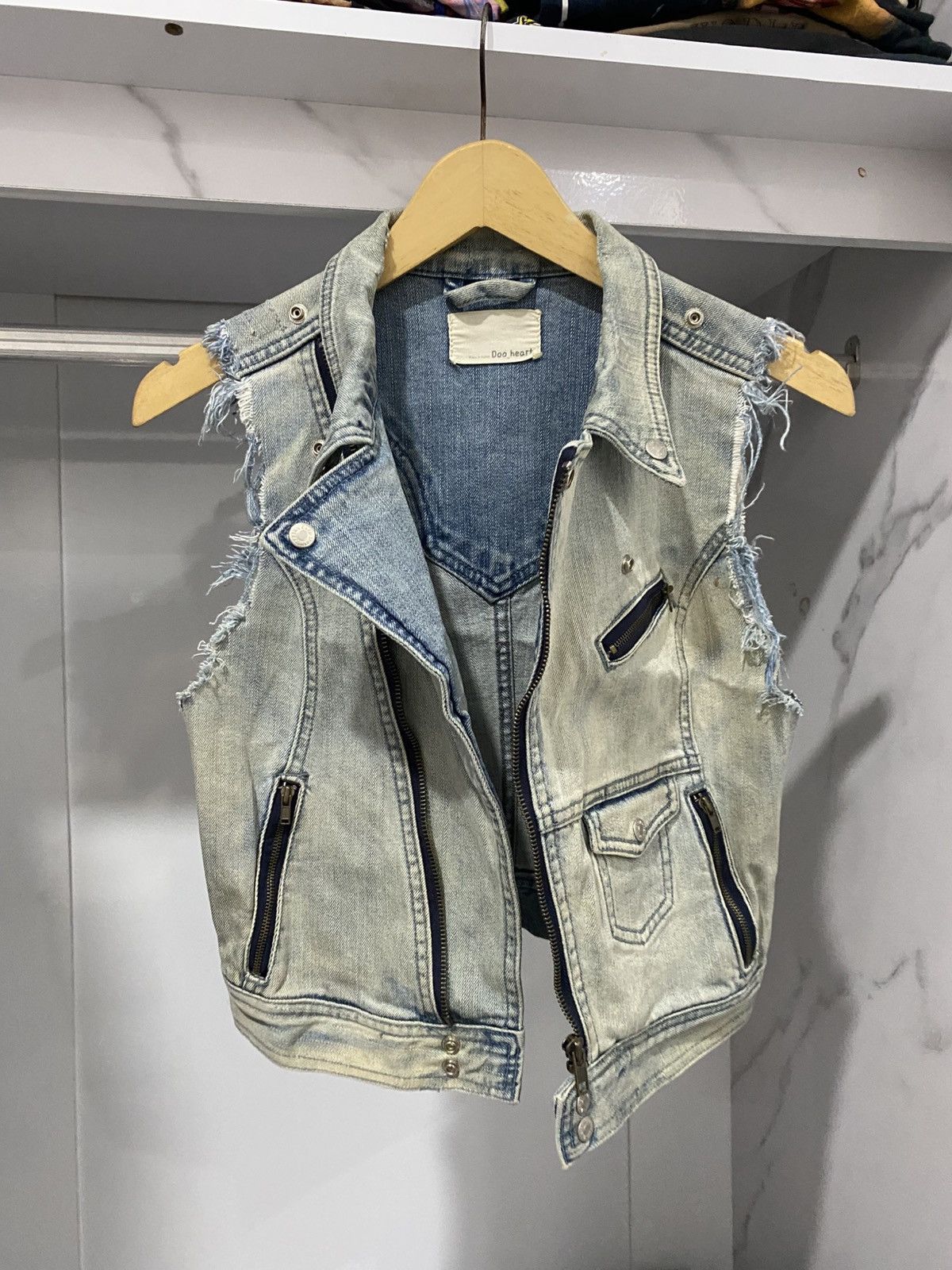 Japanese Brand × Vintage Vest Baby Styled Vkei Lgb Biker Size XS / US 0-2 / IT 36-38 - 4 Thumbnail