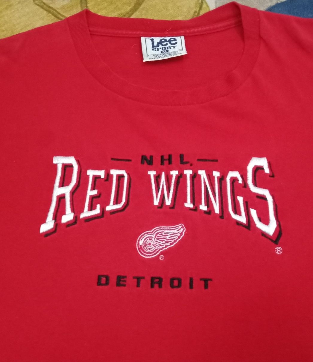 NHL × Red Wing × Vintage Vintage y2K NHL Detroit Red Wings T-shirt Size US XL / EU 56 / 4 - 4 Thumbnail