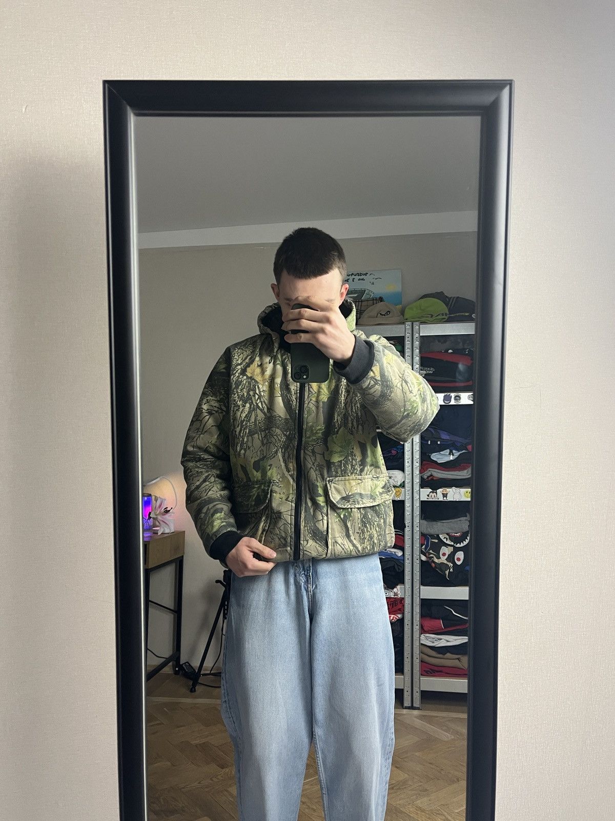 Realtree × Vintage Crazy Vintage Y2K Realtree Camo Hooded Jacket Carhartt Style Size US M / EU 48-50 / 2 - 2 Thumbnail