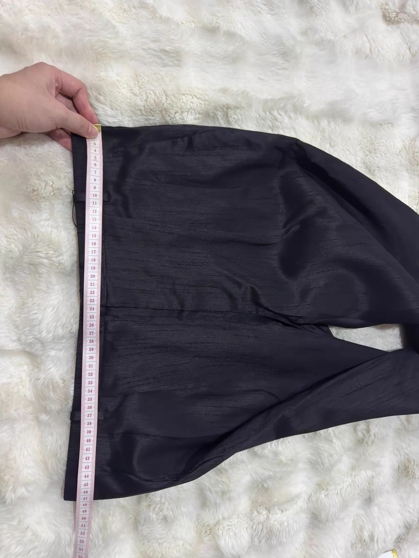 Saint Laurent Paris SLP Claw - Mark Metallic Silk - Blend Pants 52 NWT Size US 36 / EU 52 - 6 Thumbnail