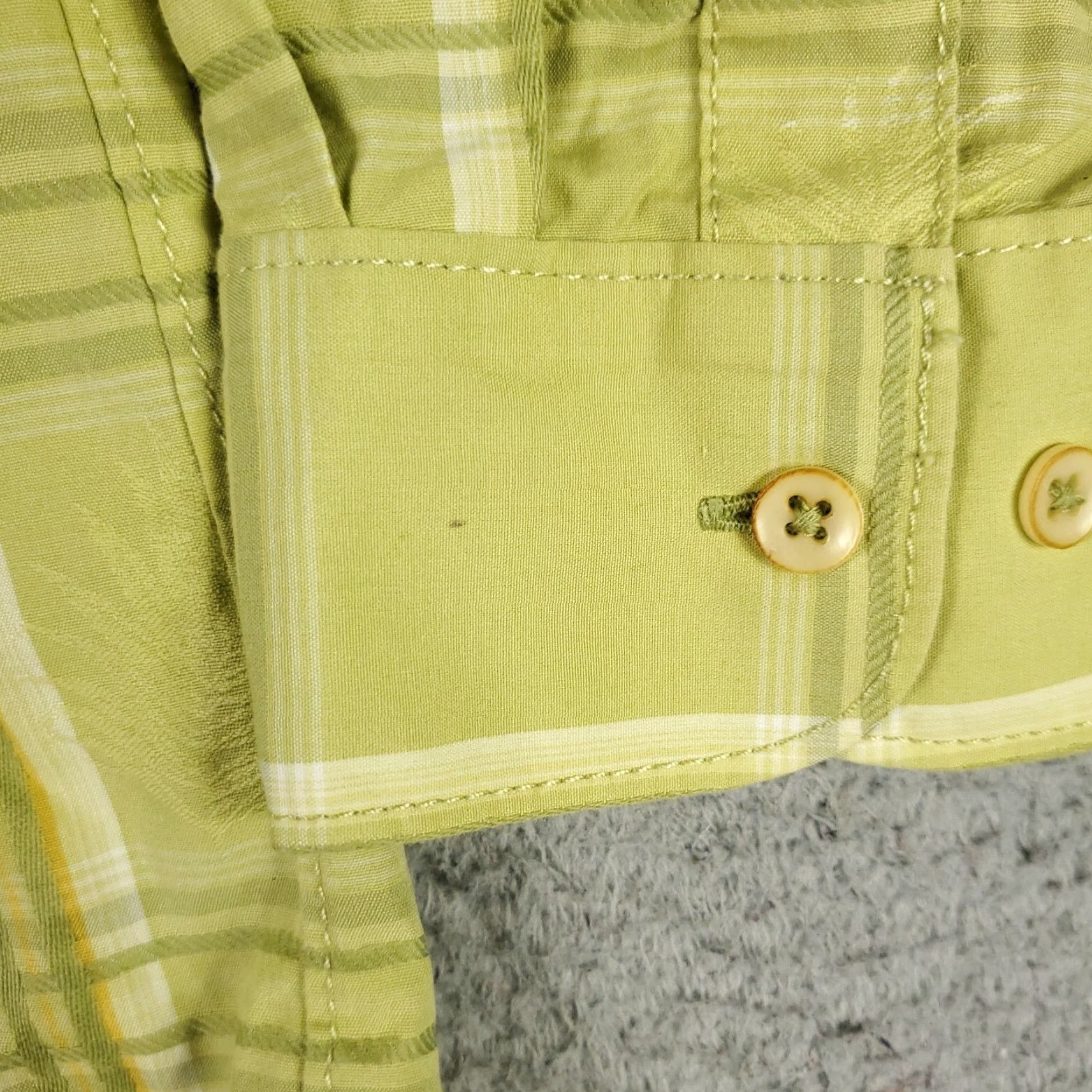 Tommy Bahama Tommy Bahama Shirt Men's Medium Green Plaid Cotton Button-Up Long Sleeve Mens Size US M / EU 48-50 / 2 - 3 Thumbnail