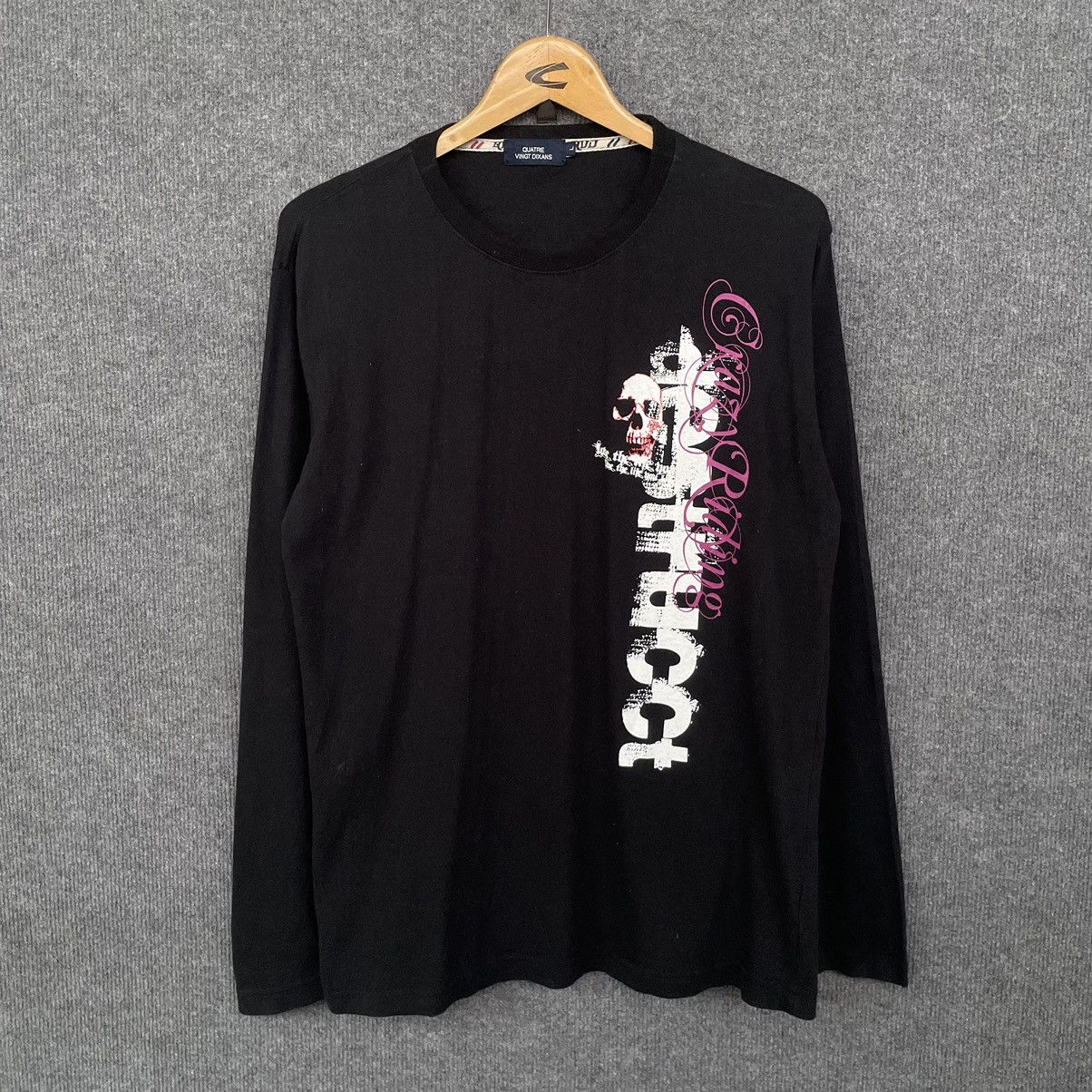 Japanese Brand Quatre Vingt Dixans Seditionaries Poem Cyber Gothic L/S Size US L / EU 52-54 / 3 - 4 Thumbnail