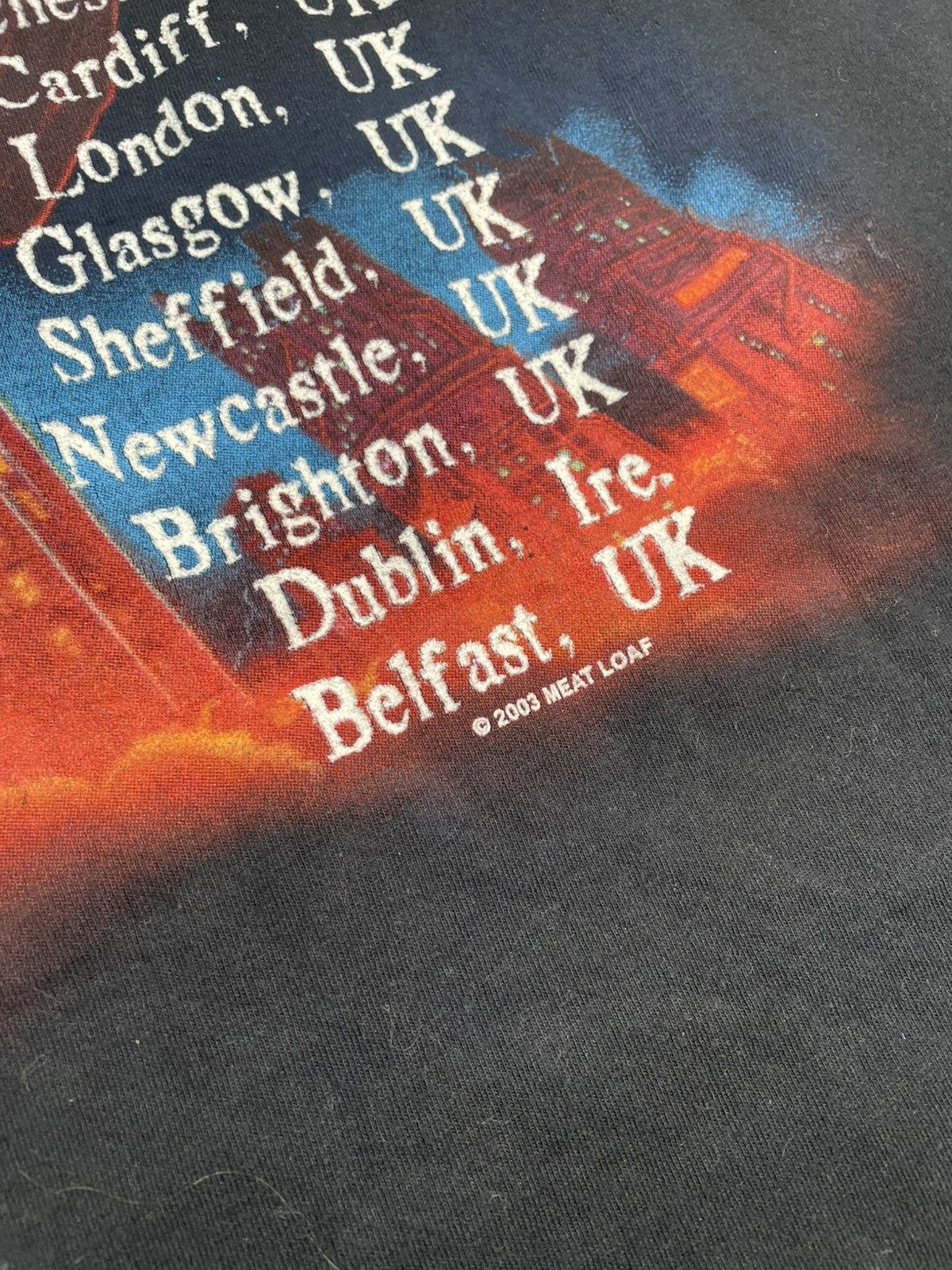 Band Tees × Vintage Meat Loaf Vintage 2003 Tour T-shirt Size US XL / EU 56 / 4 - 6 Thumbnail