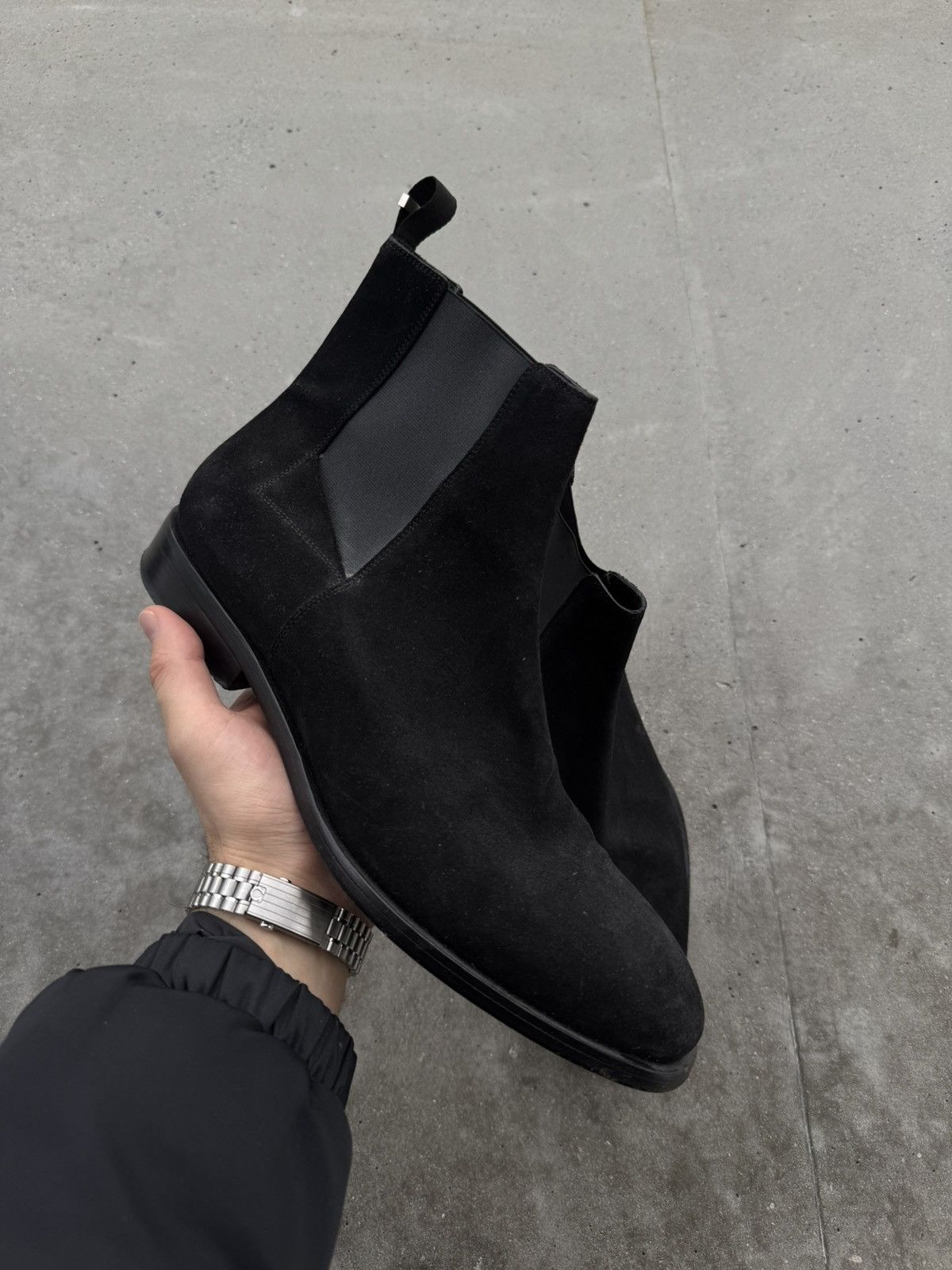 RARE Balenciaga chelsea Boots suede archival piece