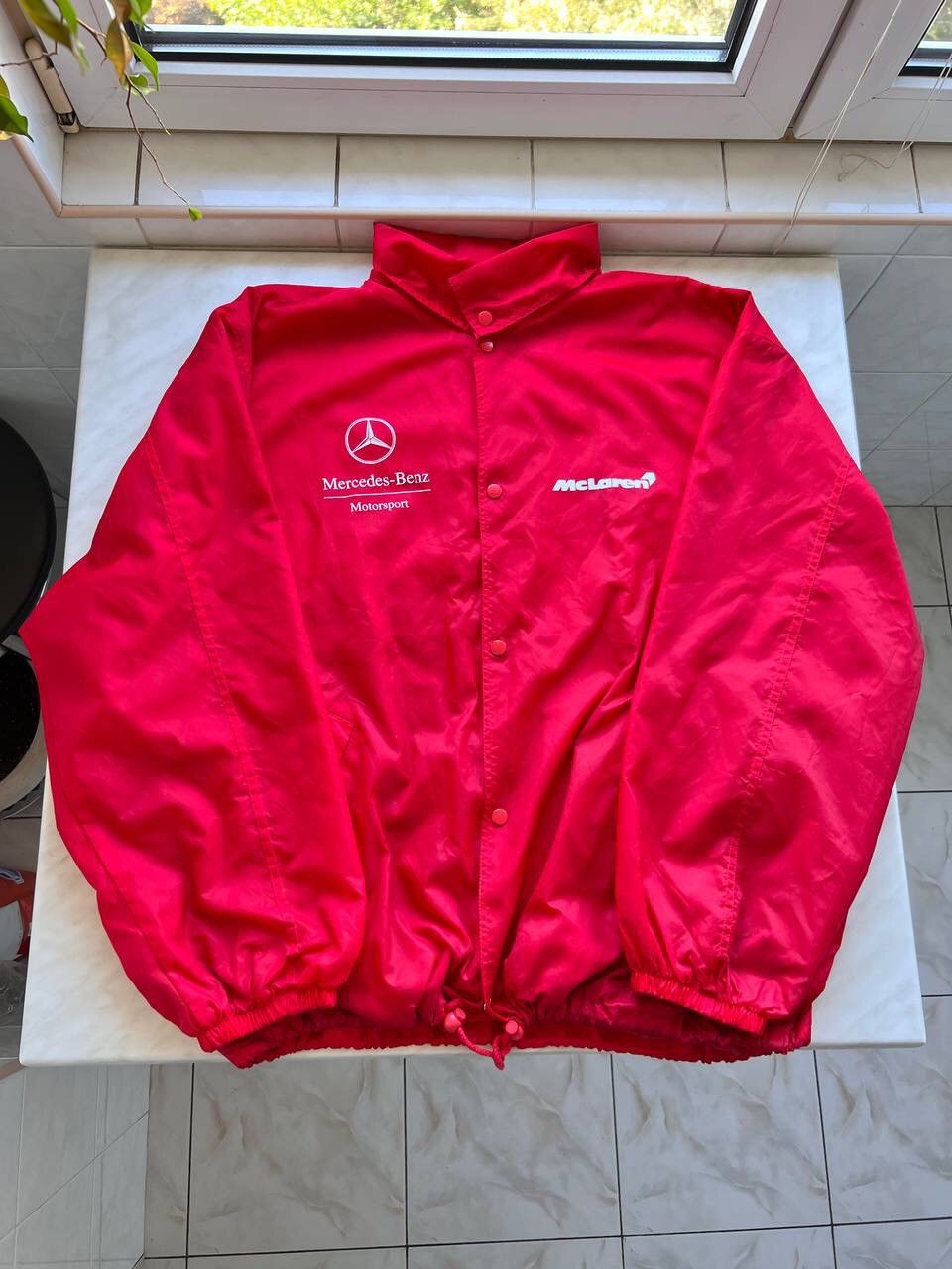 Mercedes-Benz Mens Vintage Mercedes McLaren Motorsport racing jacket nylon Size US L / EU 52-54 / 3 - 12 Thumbnail