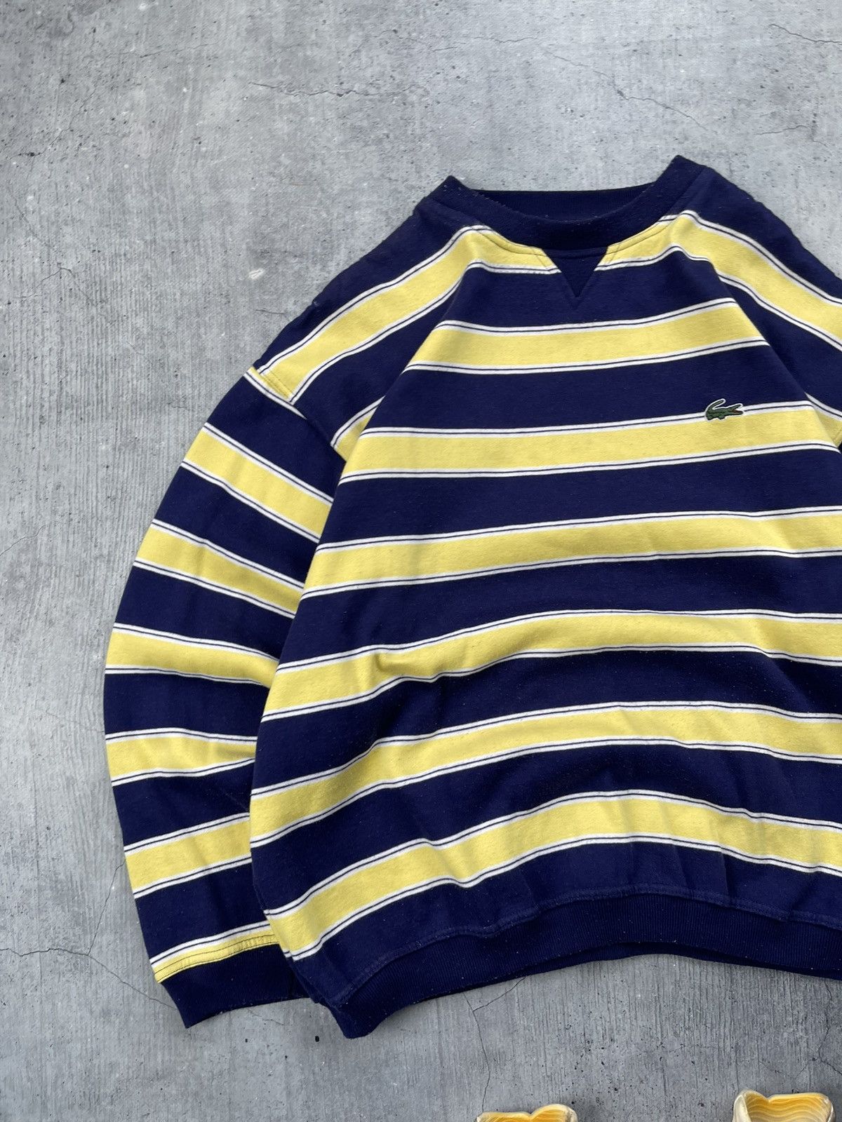 Lacoste × Vintage Mens Sweater Sweatshirt Lacoste Vintage Size M/L Size US L / EU 52-54 / 3 - 3 Thumbnail