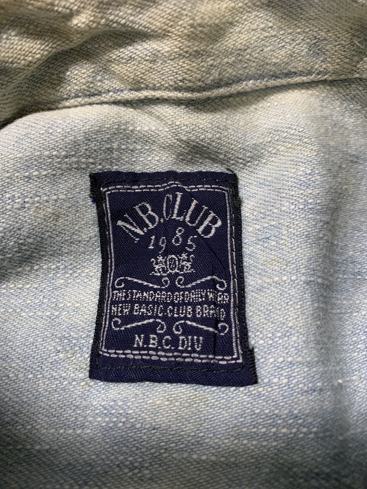 Japanese Brand × Vintage Vintage NB Club Denim Jacket Size US M / EU 48-50 / 2 - 14 Thumbnail