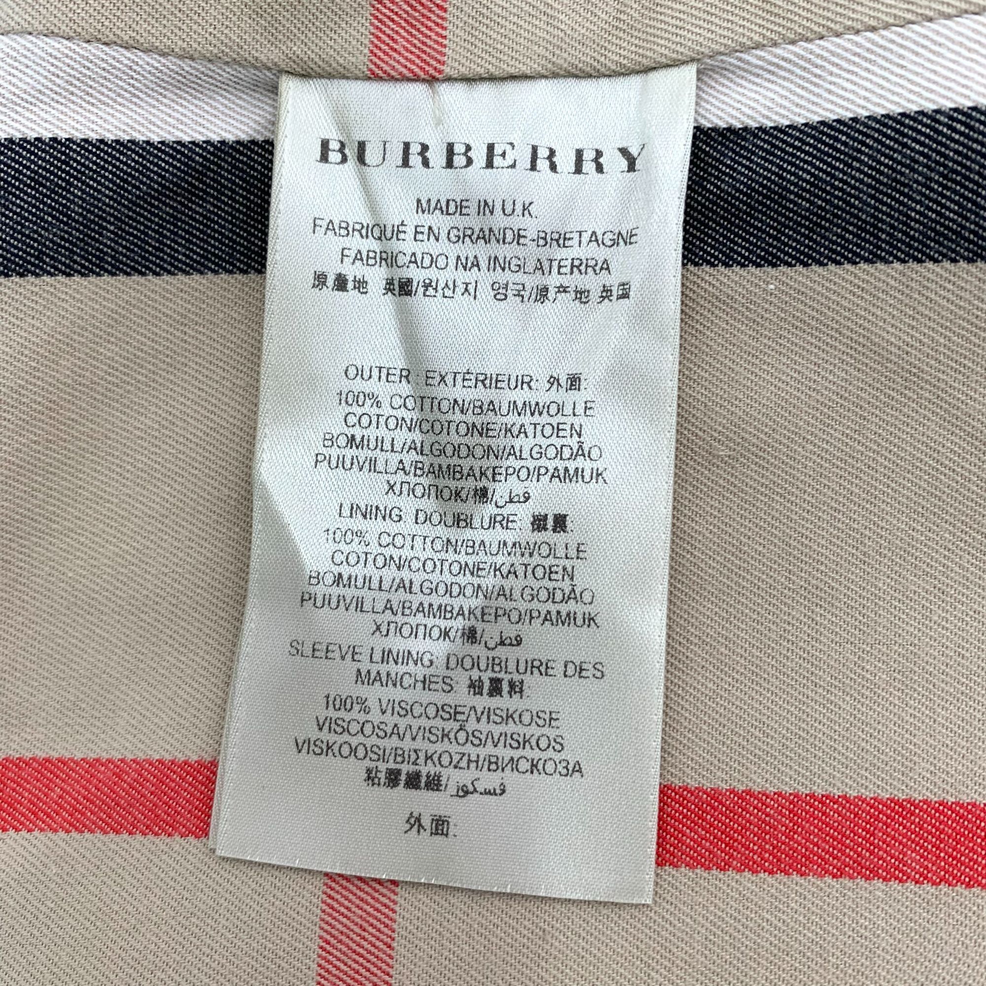 Burberry Burberry Brown Belted Trench Coat (Size S) Size S / US 4 / IT 40 - 4 Thumbnail