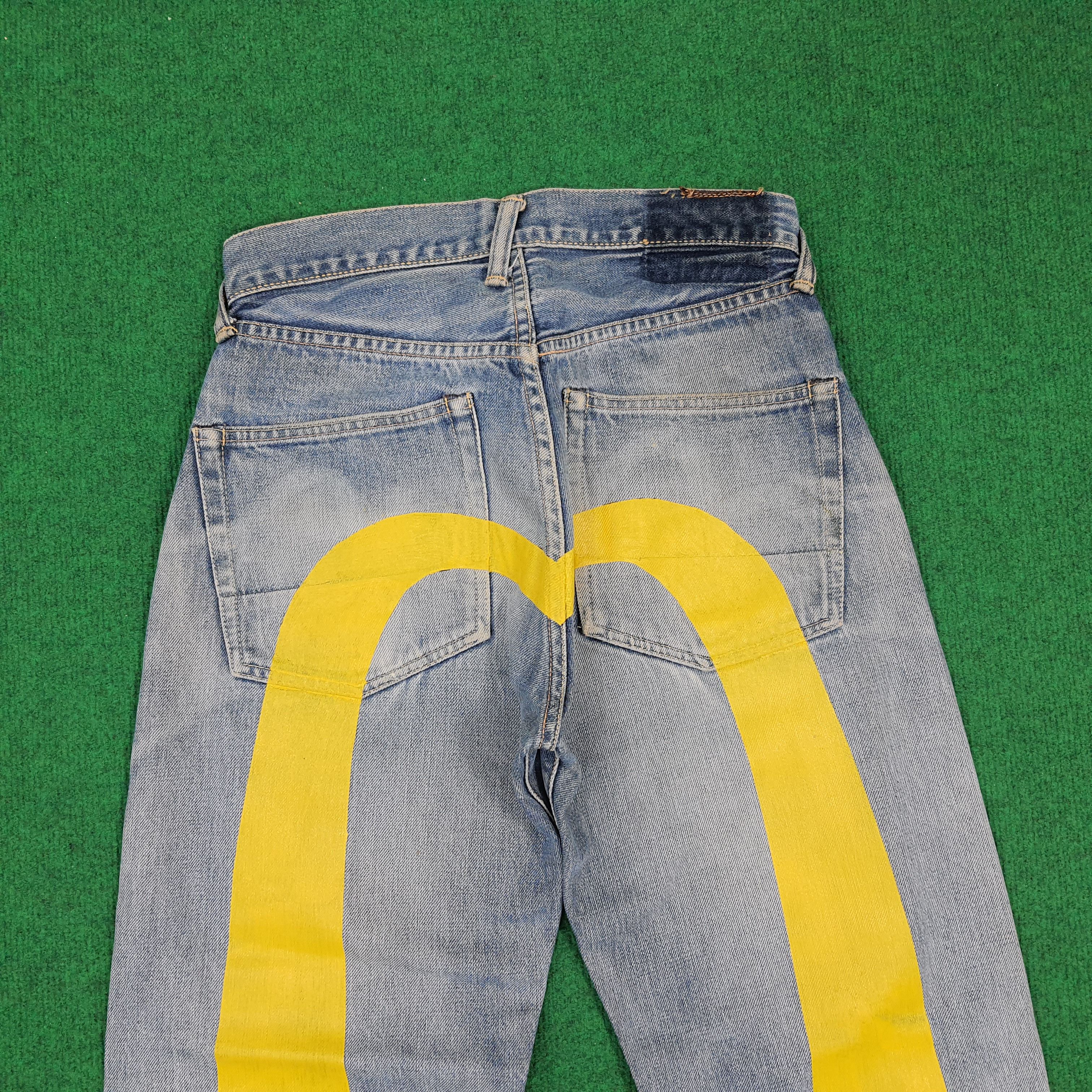Evisu × Japanese Brand × Vintage Vintage Evisu Selvedge Japan Brand Custom Daicock Jeans Size US 27 - 2 Thumbnail