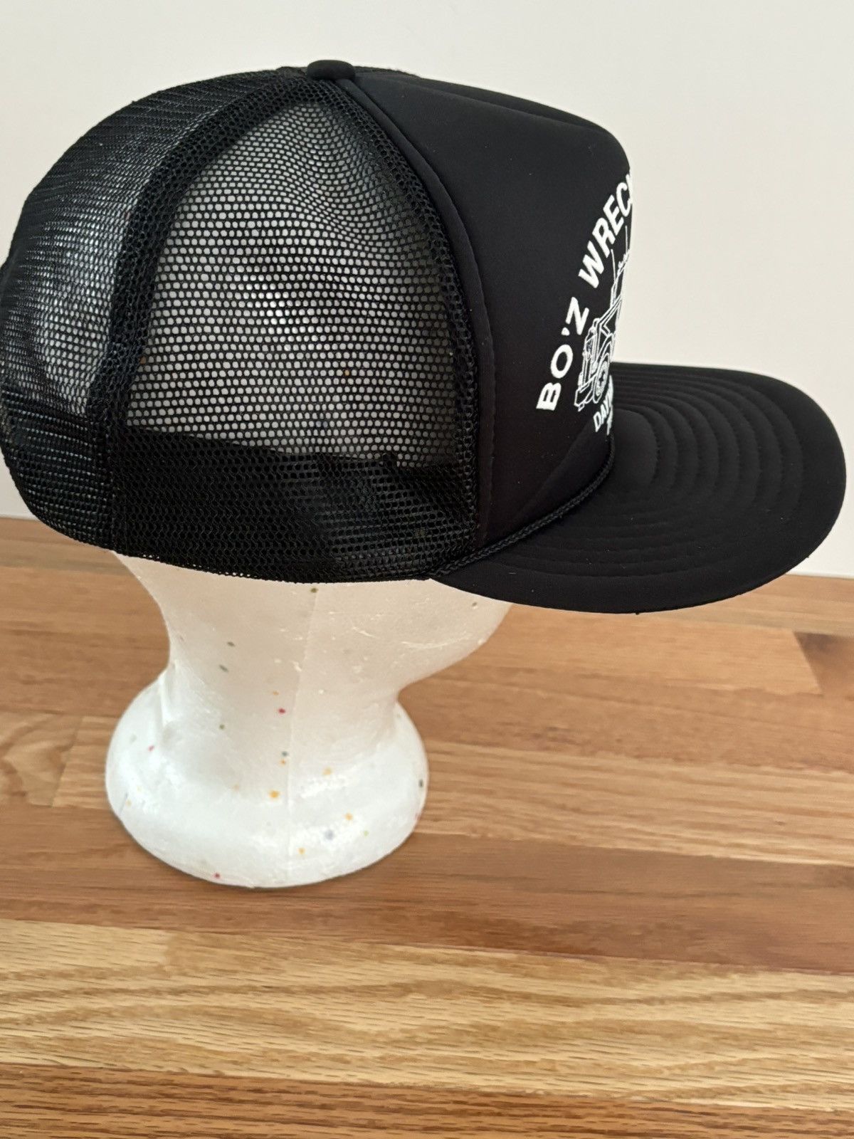 Other BO’Z WRECKER SERVICE VINTAGE MESH TRUCKER CAP in BLACK Size ONE SIZE - 2 Thumbnail