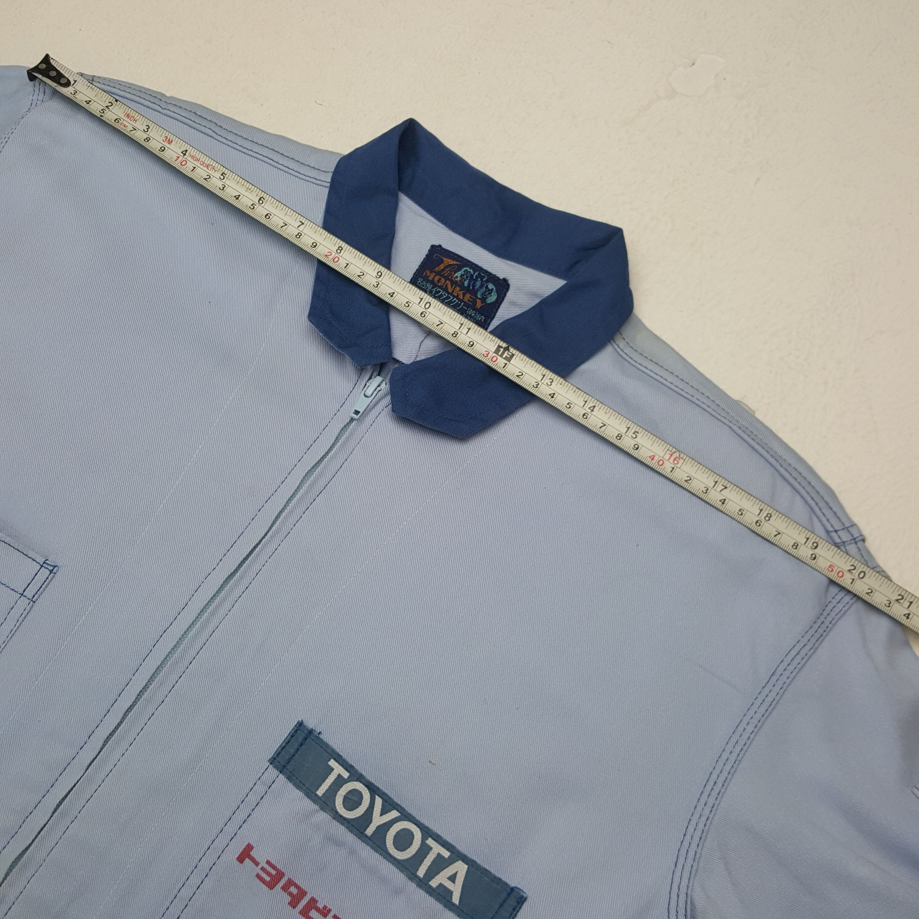 Japanese Brand × Sports Specialties × Vintage Vintage Toyota Tecno Racing Worker Japan Coverall Jacket Size US M / EU 48-50 / 2 - 10 Thumbnail