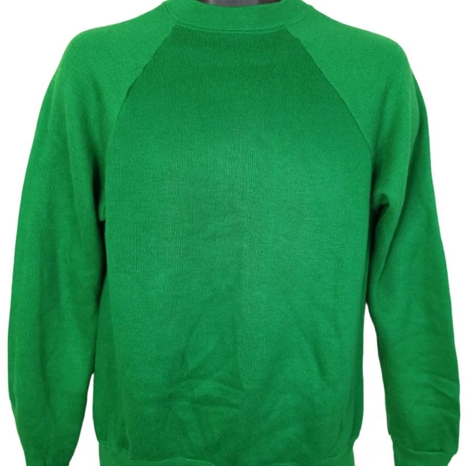 Vintage VINTAGE Montgomery Ward Sweatshirt Mens Size Medium 50s 60s Green Made In USA Mens Sweatshirt Pullover Crew Neck 50s 60s Pattern Solid Vintage Sweater Size US M / EU 48-50 / 2 - 2 Thumbnail