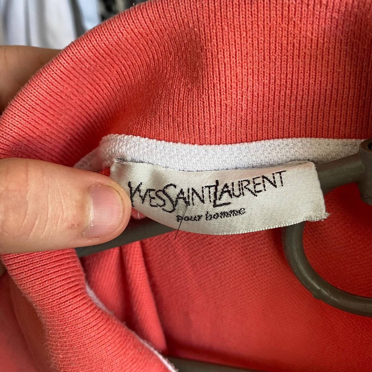 Designer × Yves Saint Laurent Vintage Yves Saint Lauren luxury small logo designer polo Size US L / EU 52-54 / 3 - 5 Thumbnail