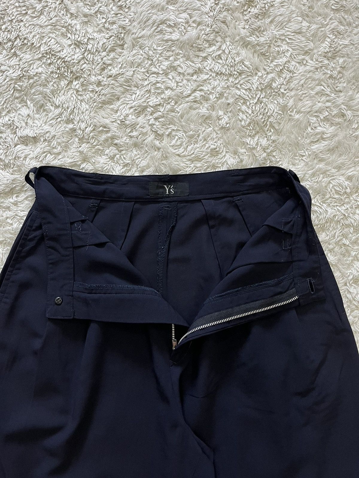 Y's × Yohji Yamamoto vintage y's by yohji yamamoto high waist relaxed pants Size 26" / US 2 / IT 38 - 4 Thumbnail