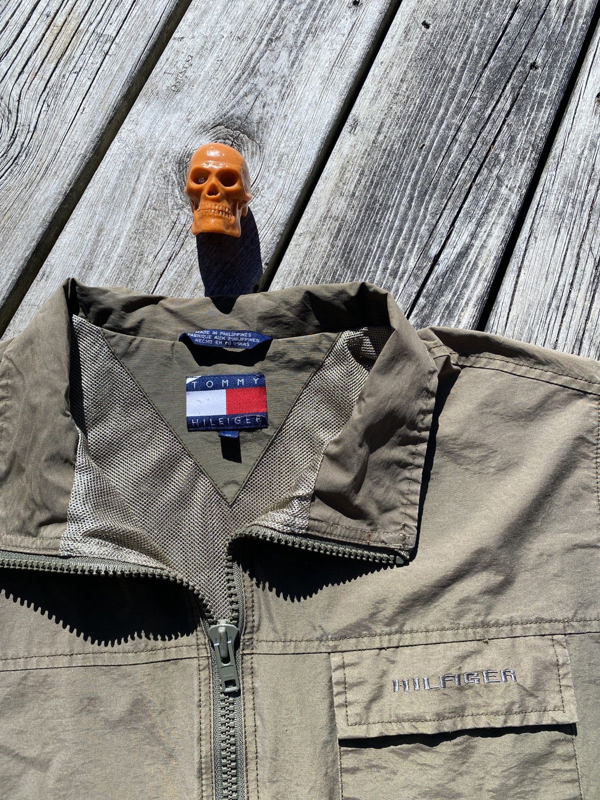 Tommy Hilfiger × Vintage 90s Tommy Hilfiger olive green vest sz XL Size US XL / EU 56 / 4 - 4 Thumbnail