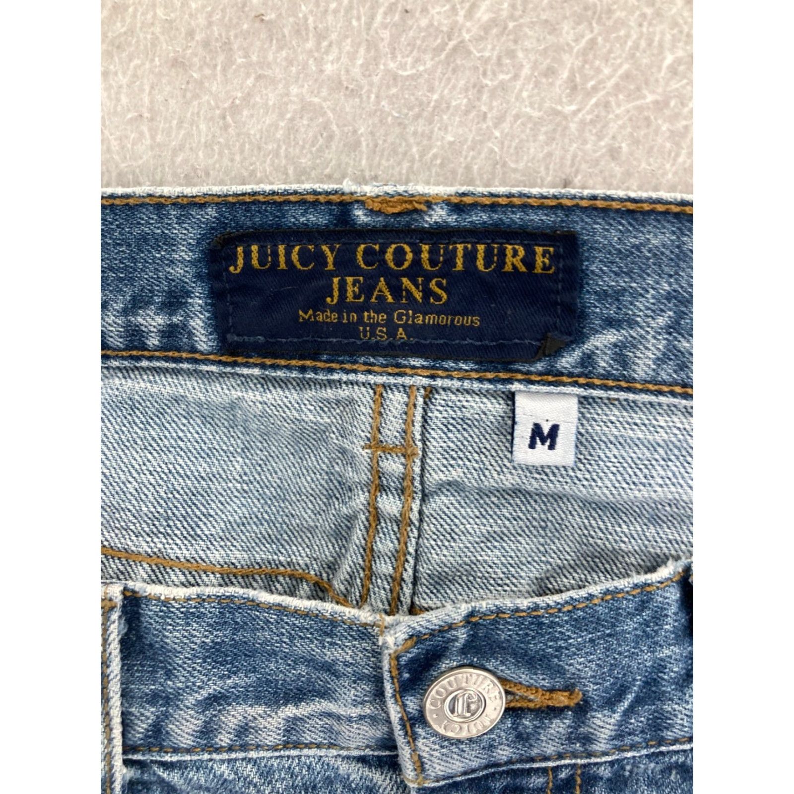 Juicy Couture Juicy Couture Denim Skirt Women's Medium Pencil Blue Casual Knee-Length Size 32" / US 10 / IT 46 - 7 Thumbnail