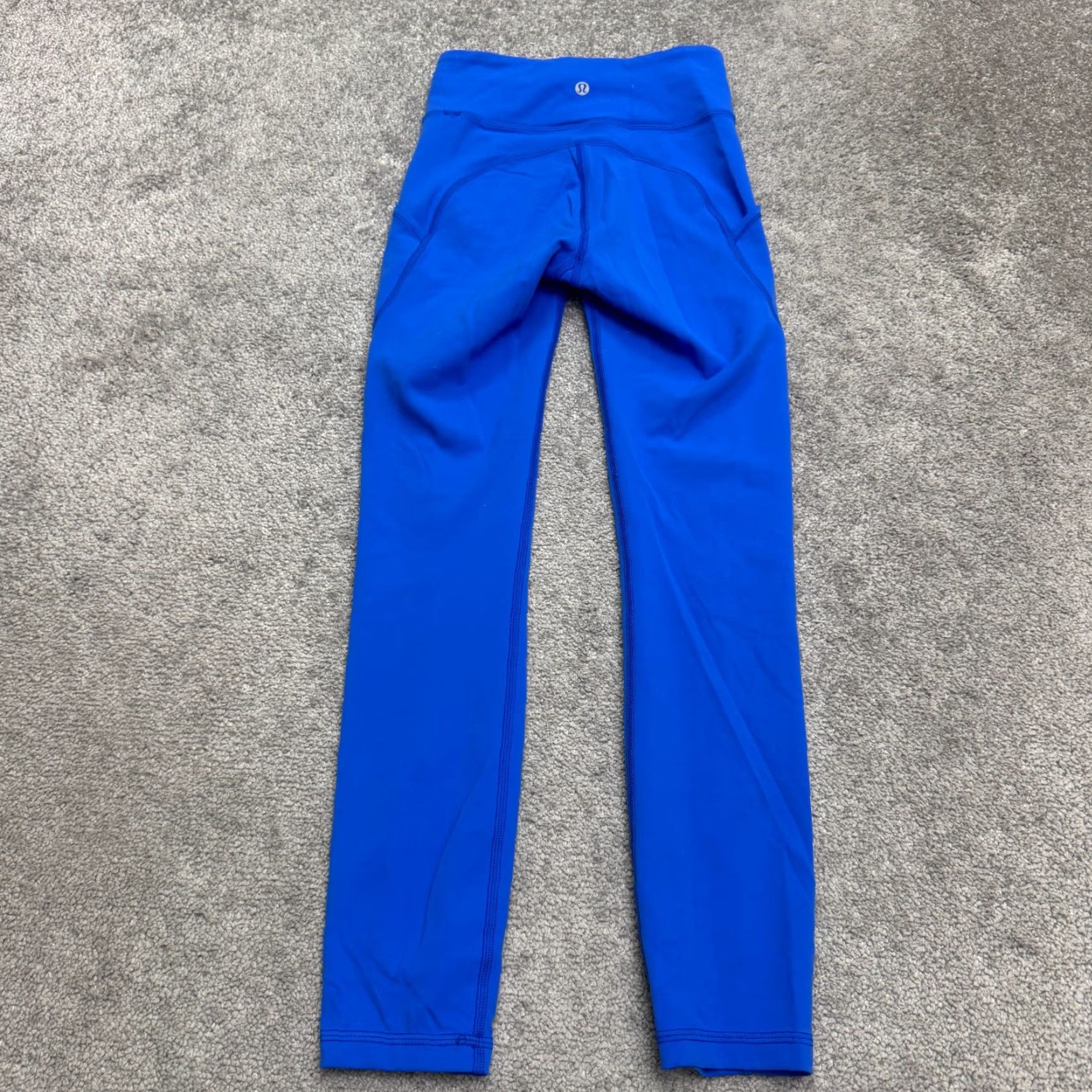 Lululemon VINTAGE Lululemon Fast And Free High Rise Yoga Leggings Womens Size 2 Blue Activewear Skinny Compression Size 26" / US 2 / IT 38 - 4 Thumbnail
