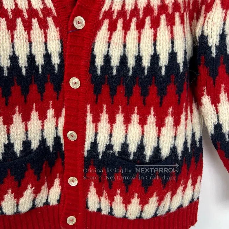 Gucci Gucci Diamond jacquard cardigan coat Size L / US 10 / IT 46 - 6 Thumbnail