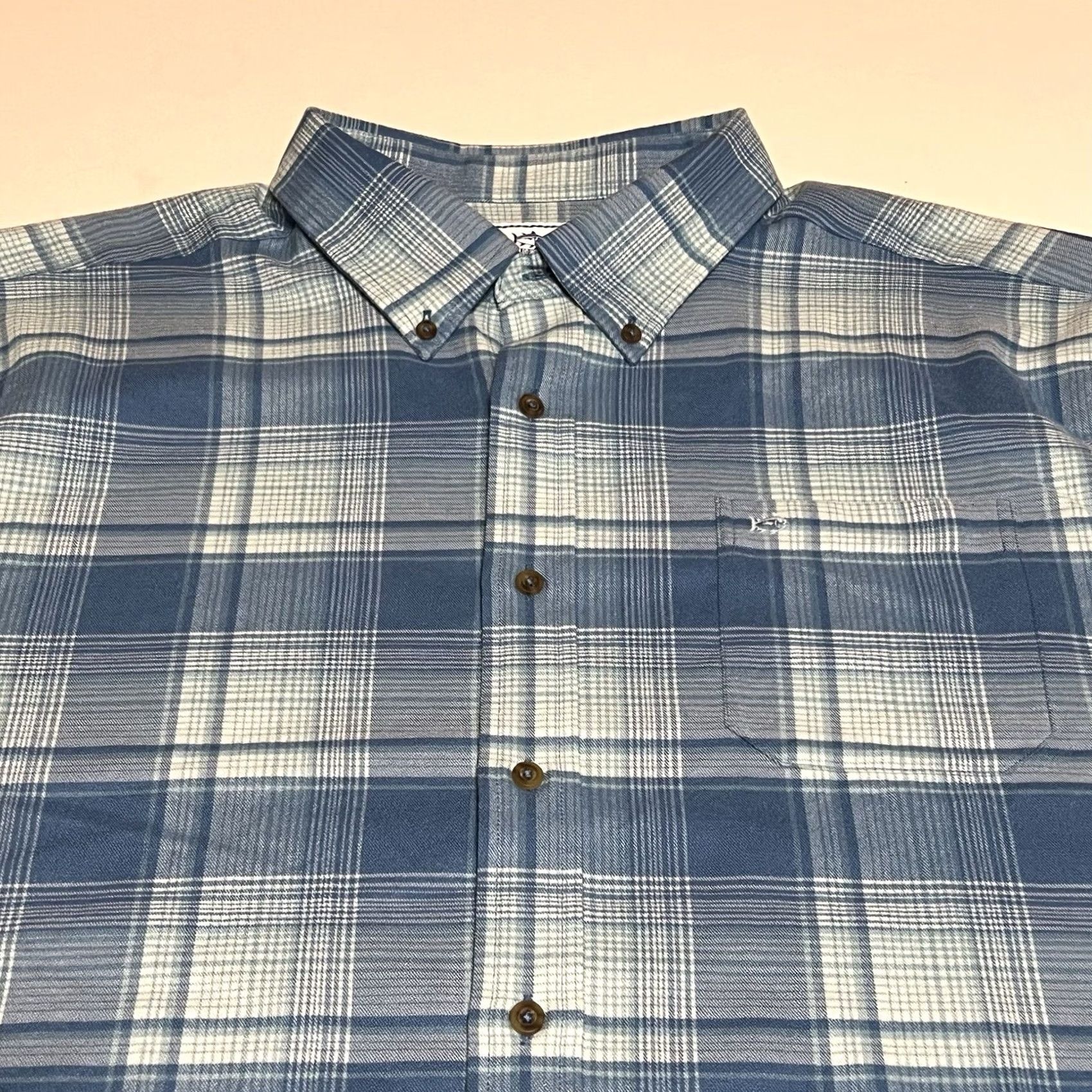 Southern Tide Southern Tide Shirt Men XXL Blue Plaid L/S Button-Down Size US XXL / EU 58 / 5 - 2 Thumbnail