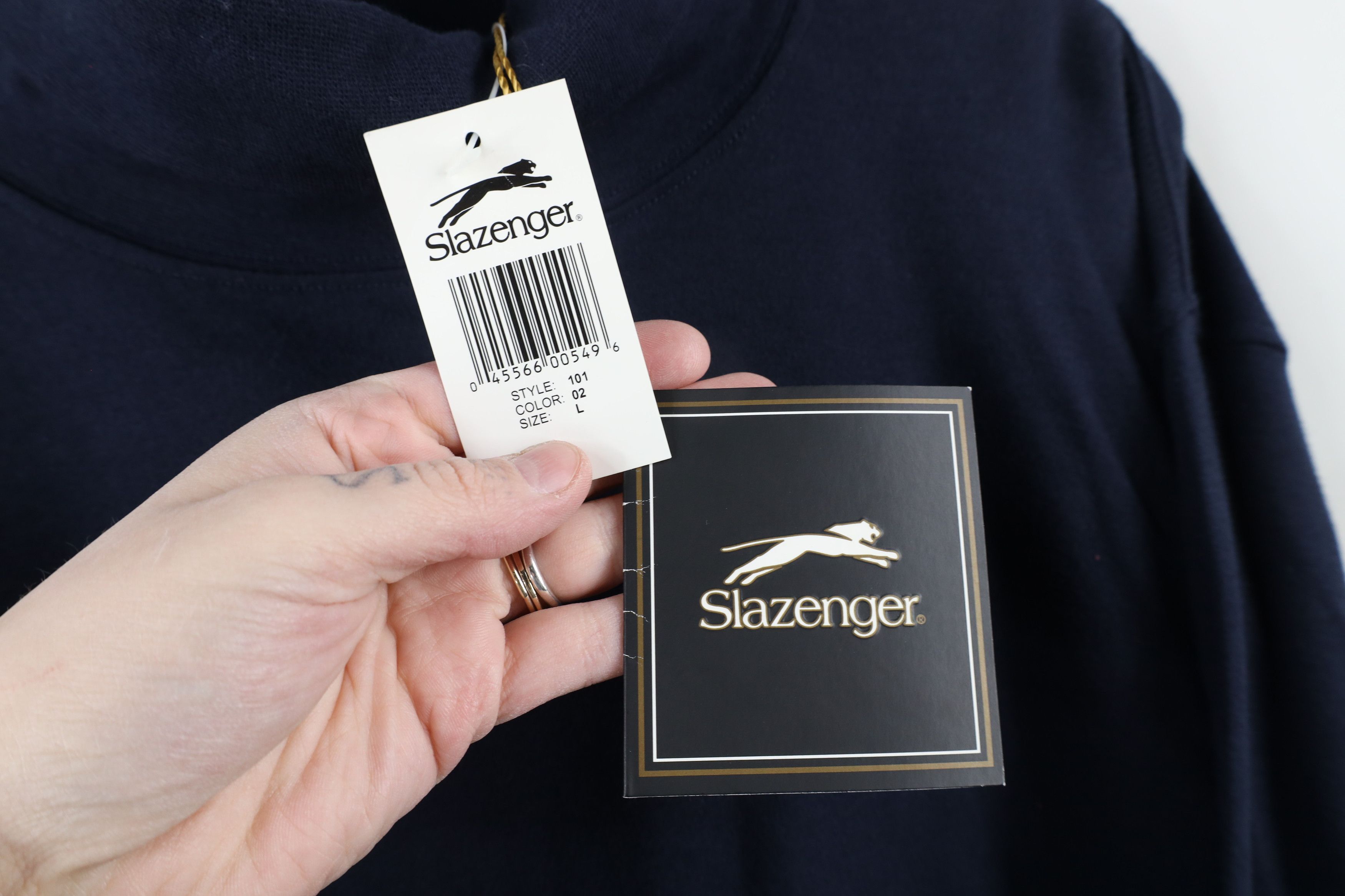 Vintage Deadstock Vintage 90s Streetwear Heavyweight T-Shirt Size US L / EU 52-54 / 3 - 4 Thumbnail