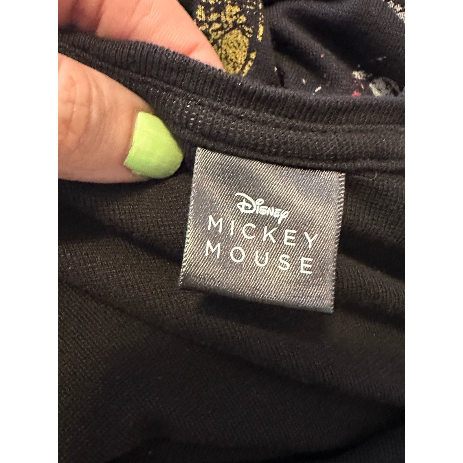 Desigual Desigual Slim Black Little Mickey Mouse print T-shirt sz XL Size XL / US 12-14 / IT 48-50 - 5 Thumbnail