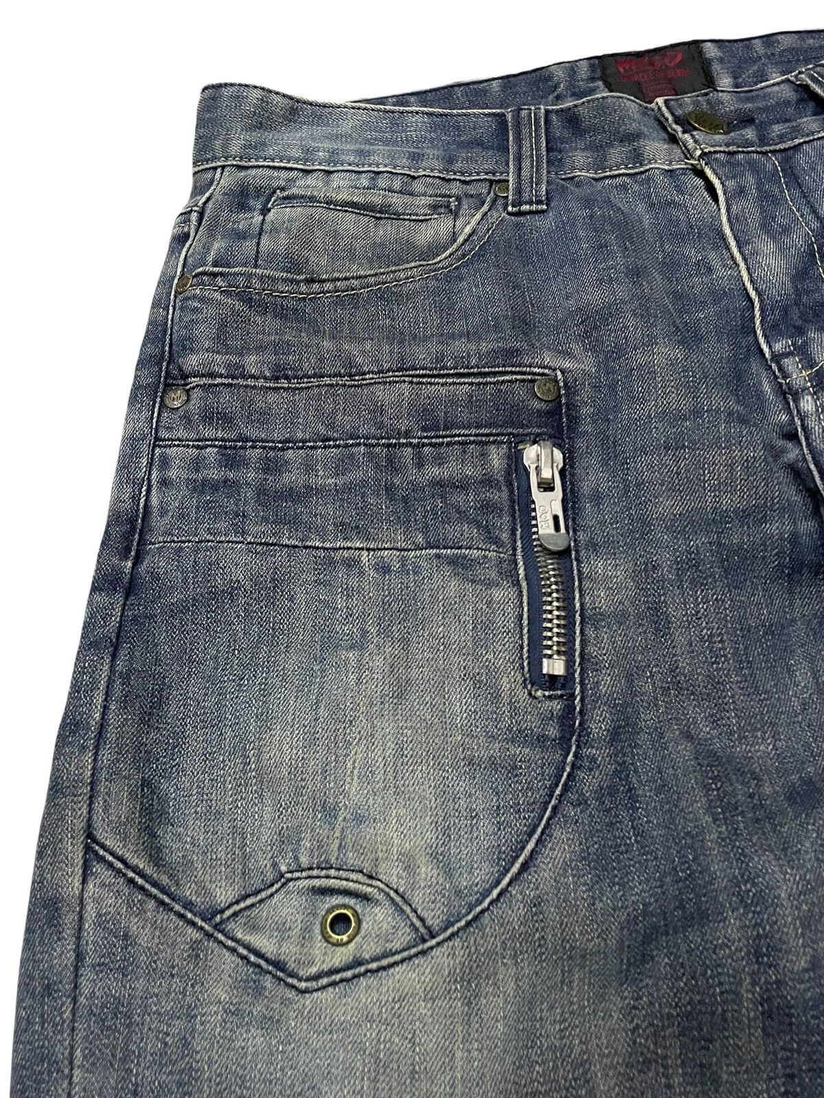 Hysteric Glamour × Japanese Brand × PPFM MOD Japan Large Multi Pocket Wash Jeans Size US 34 / EU 50 - 11 Thumbnail