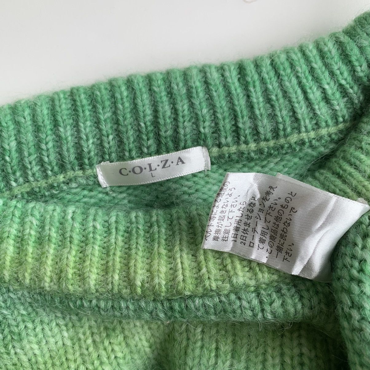 Japanese Brand Vintage gradient striped mohair wool patterned by Colza Size US L / EU 52-54 / 3 - 6 Thumbnail